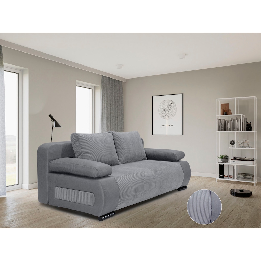 COLLECTION AB Schlafsofa Moritz, mit Bettfunktion und Bettkasten