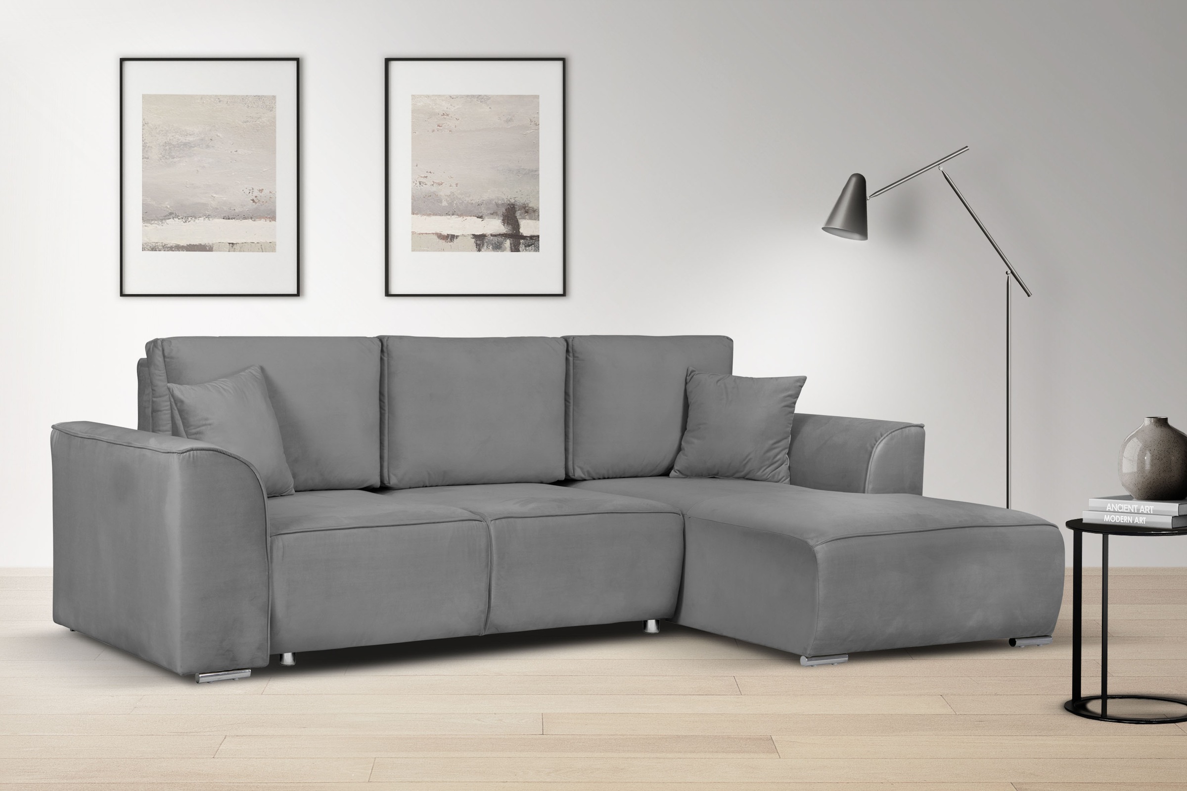 INOSIGN Ecksofa »BEATRICE optionale Schlafsofa mit Bettkasten, B/T/H: 265/1 günstig online kaufen