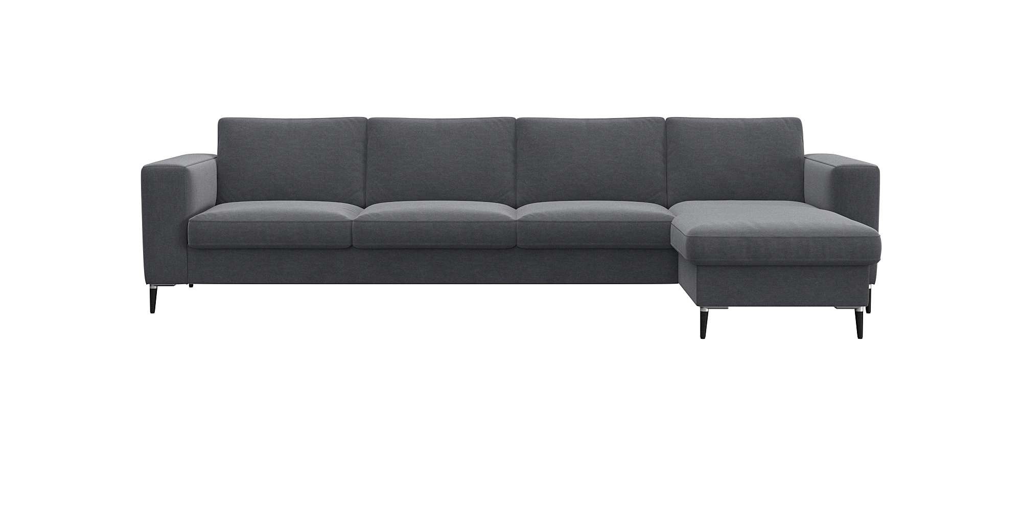 FLEXLUX Ecksofa »Fiore, super Sitzkomfort durch Kaltschaum im Sitz, L-Form« günstig online kaufen