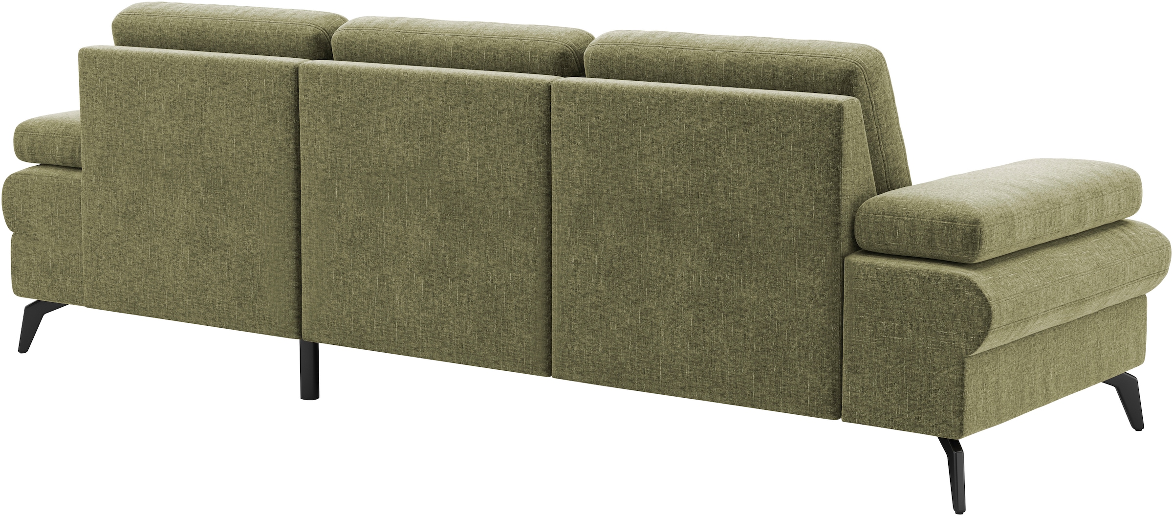 sit&more Ecksofa »Morris Jubi L-Form«, inkl. Armteilfunktion und 1 Zierkissen, wahlweise mit Bettfunktion