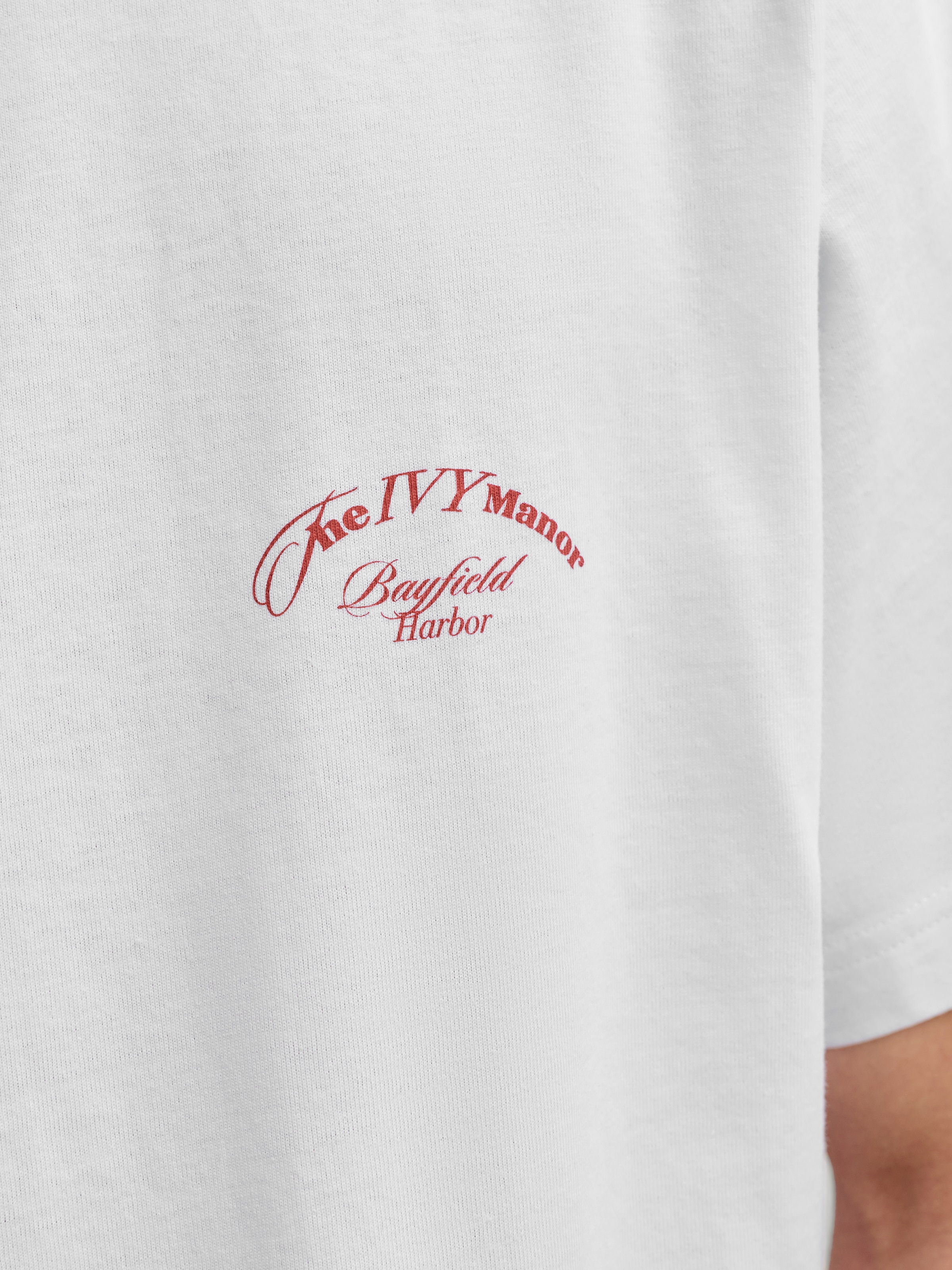 Jack & Jones T-Shirt »JORMONTAUK PHOTO BACK TEE SS CN«