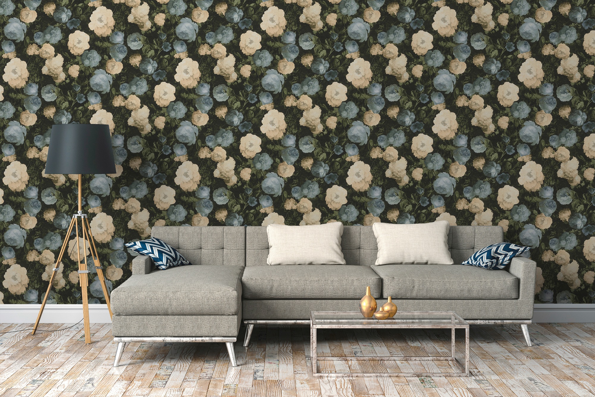 A.S. Création Vliestapete »History of Art« Motiv | botanisch | floral leicht strukturiert Tapete Blumen Tapeten Wohnzimmer Schlafzimmer Küche modern Design Büro