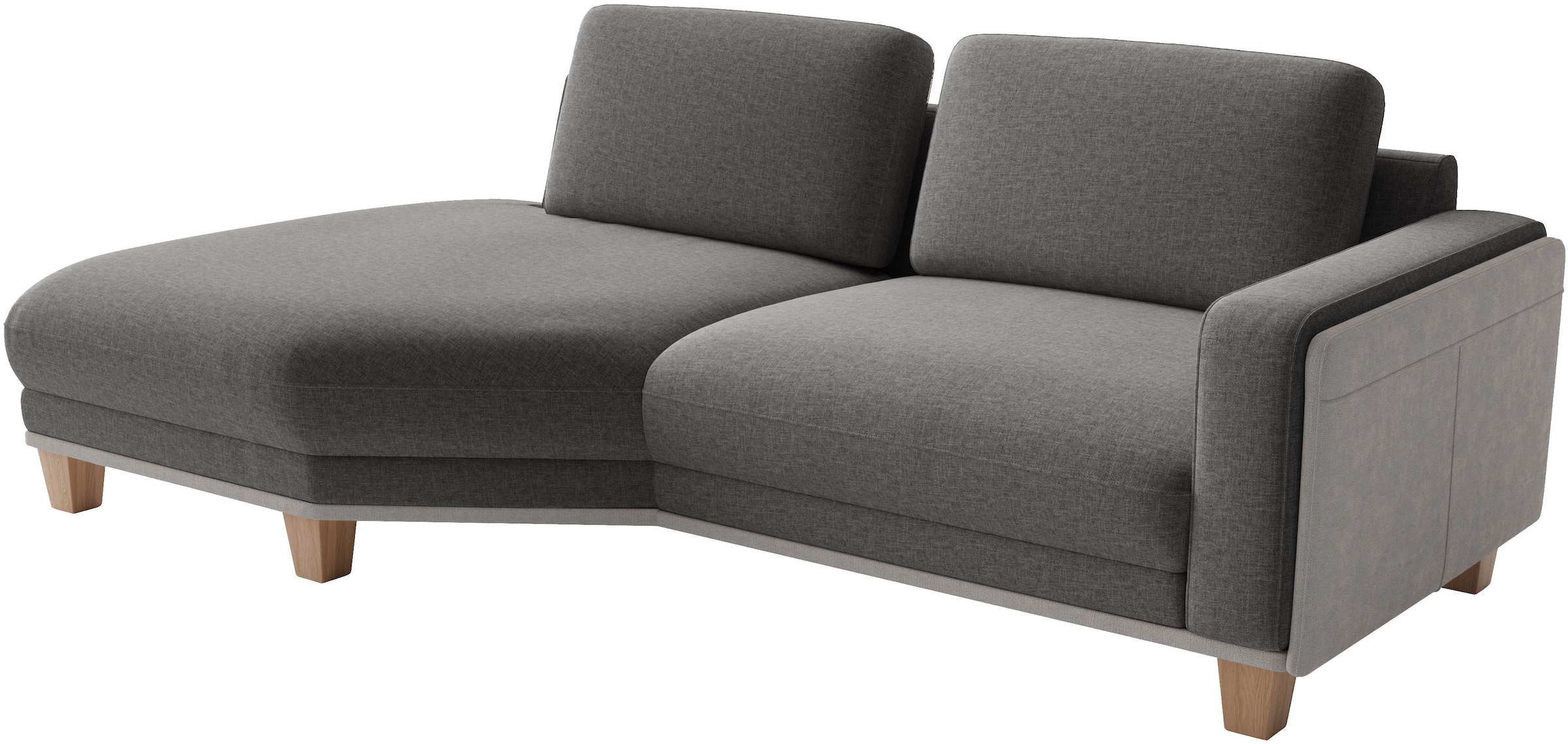 sit&more Ecksofa »Concept« Modernes Sofa in drei Fußfarben zur Auswahl