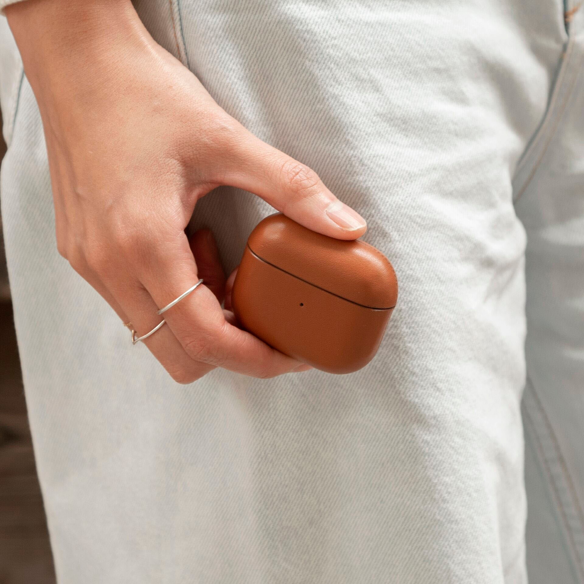 NATIVE UNION Kopfhörer-Schutzhülle »Leather AirPods 3. Gen Tan«, AirPods 3