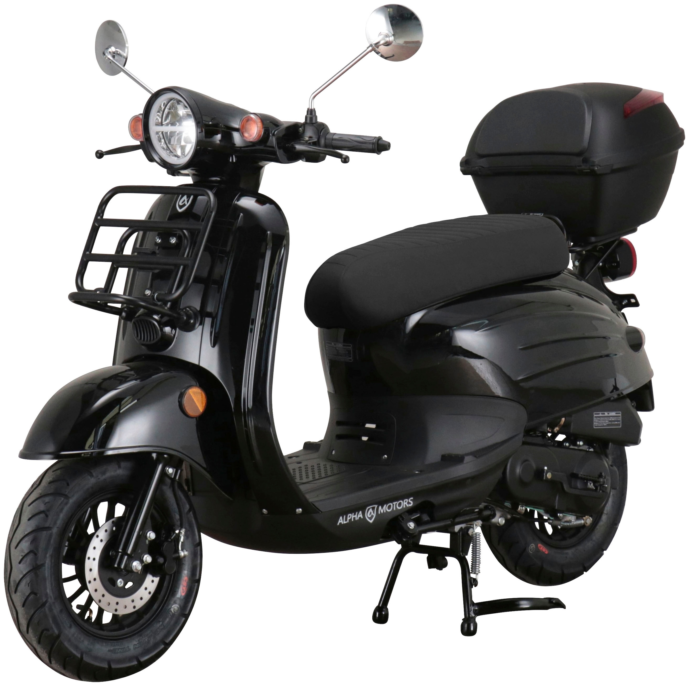 Alpha Motors Motorroller »Adria«, 50 cm³, 45 km/h, Euro 5, 3,1 PS, (Set, inkl. Topcase), mit Lenkerschloss