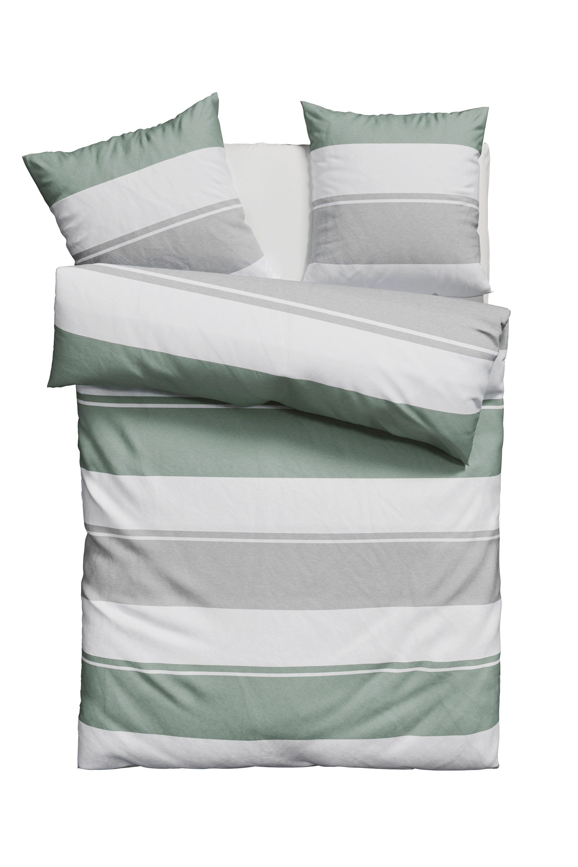 Home affaire Bettwäsche "Yonne" 2 Stk. tlg. in frischen Farben, gestreifte günstig online kaufen