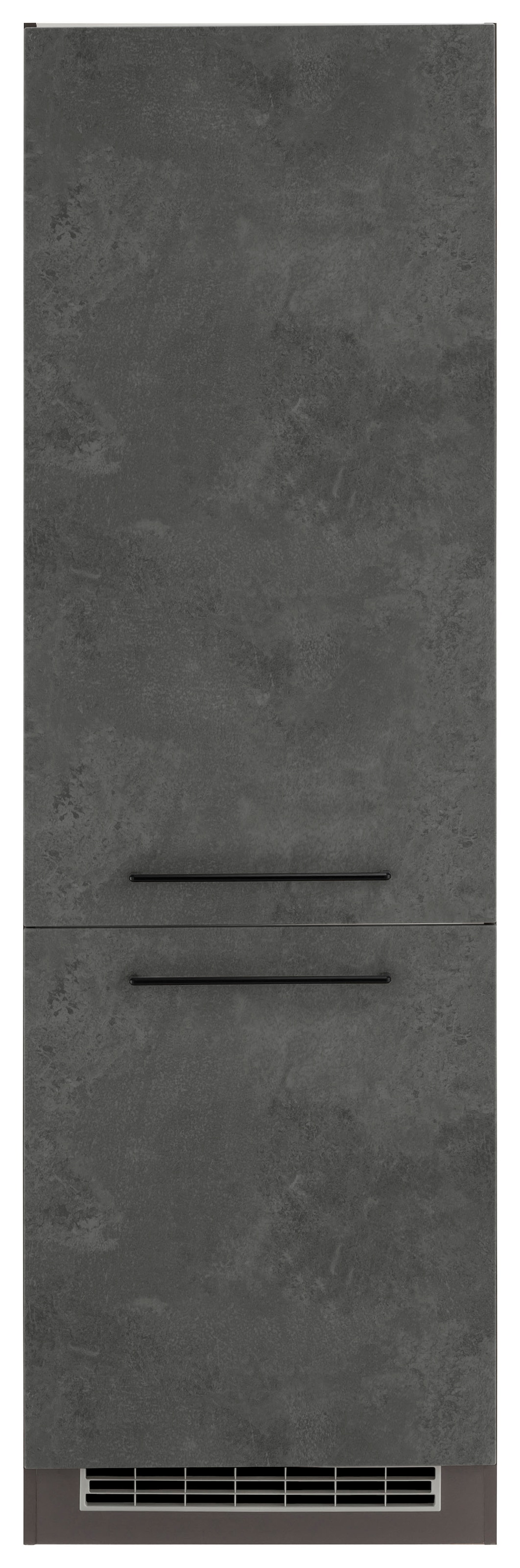 KOCHSTATION Kühlumbauschrank »KS-Tulsa«, 60 cm breit, 200 cm hoch, 2 Türen, schwarzer Metallgriff, MDF Front