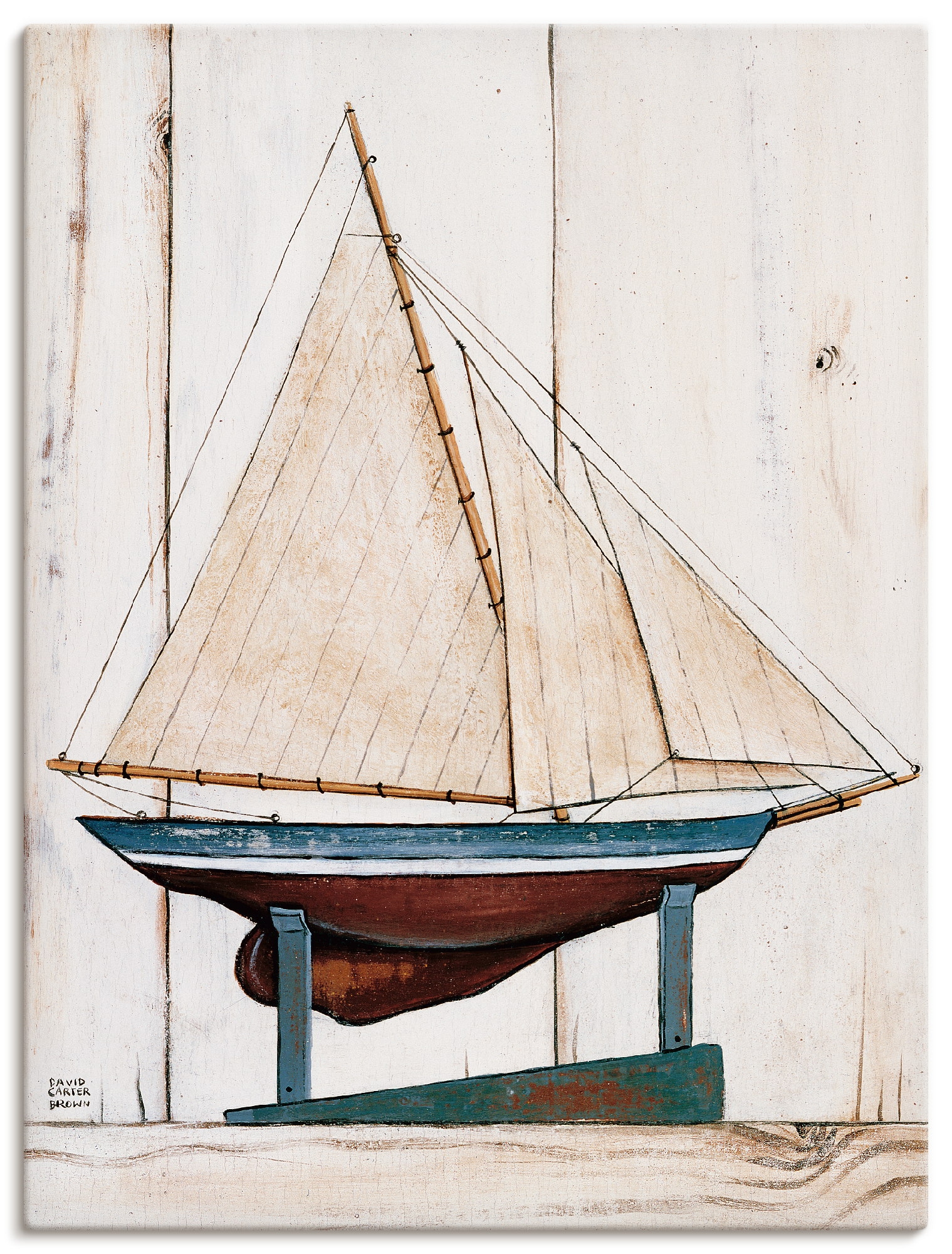 Artland Leinwandbild »Rennjacht« Boote & Schiffe 1 Stk. tlg. auf Keilrahmen günstig online kaufen