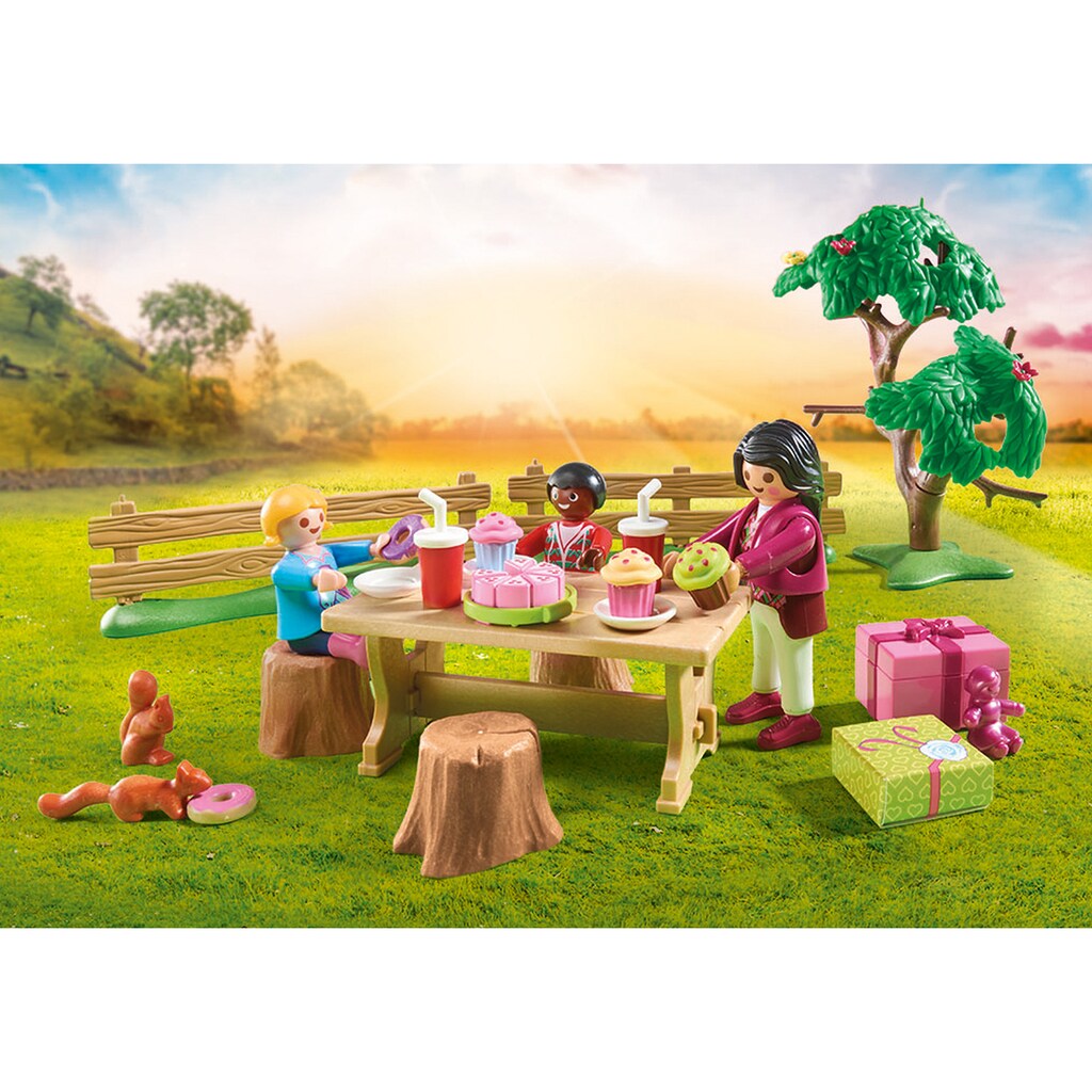 Playmobil® Konstruktions-Spielset »Kindergeburtstag auf dem Ponyhof (70997), Country«, (81 St.)