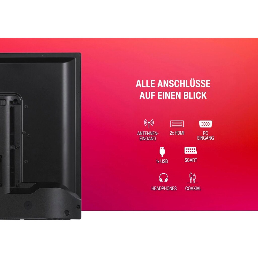 Telefunken LED-Fernseher »L24H550M4DI«, 60 cm/24 Zoll, HD-ready, integrierter DVD-Player