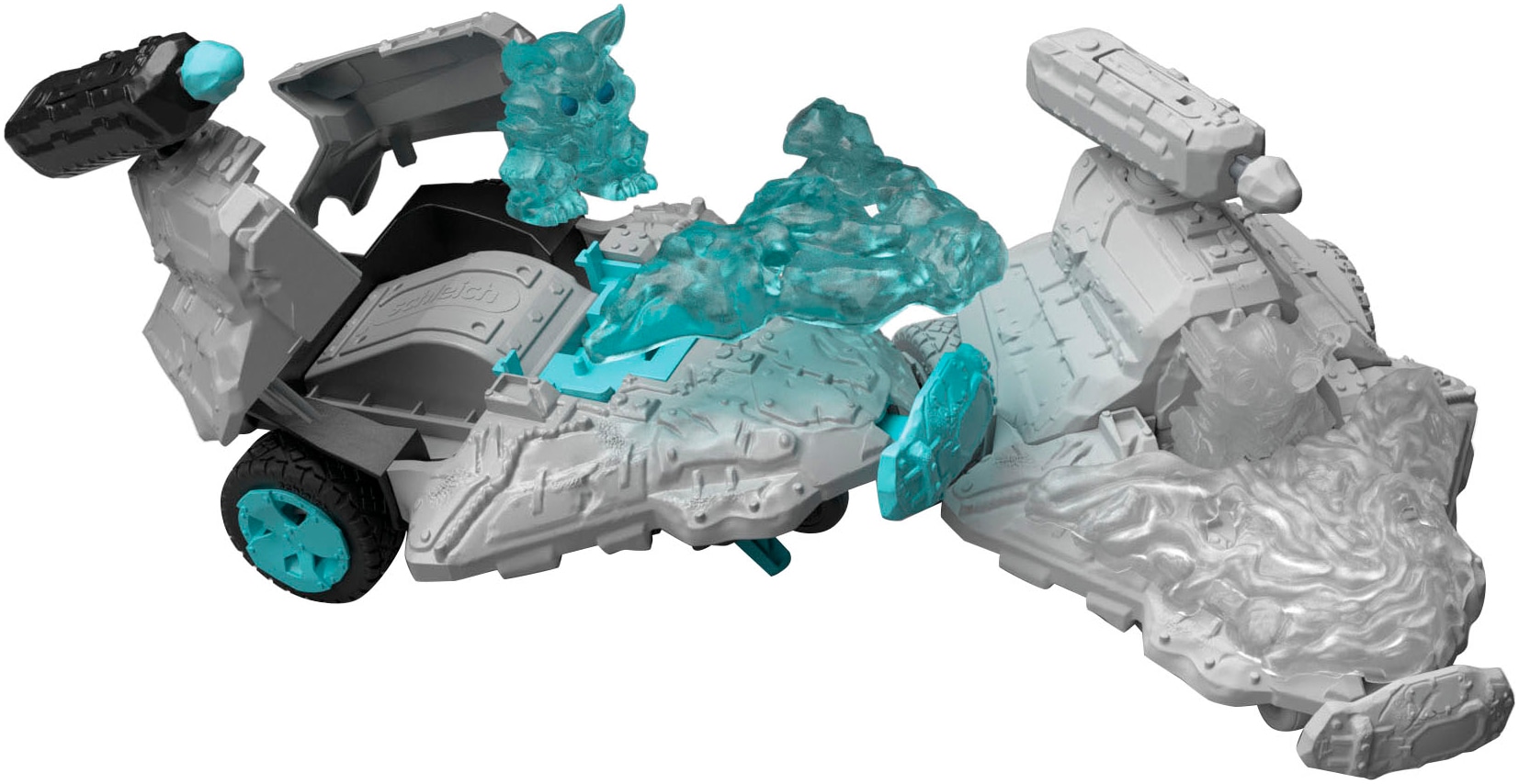 Schleich® Spielzeug-Auto »ELDRADOR® CREATURES, Eis Düsenjet Fahrzeug mit Mini Cretaure (42664)«, Made in Europe