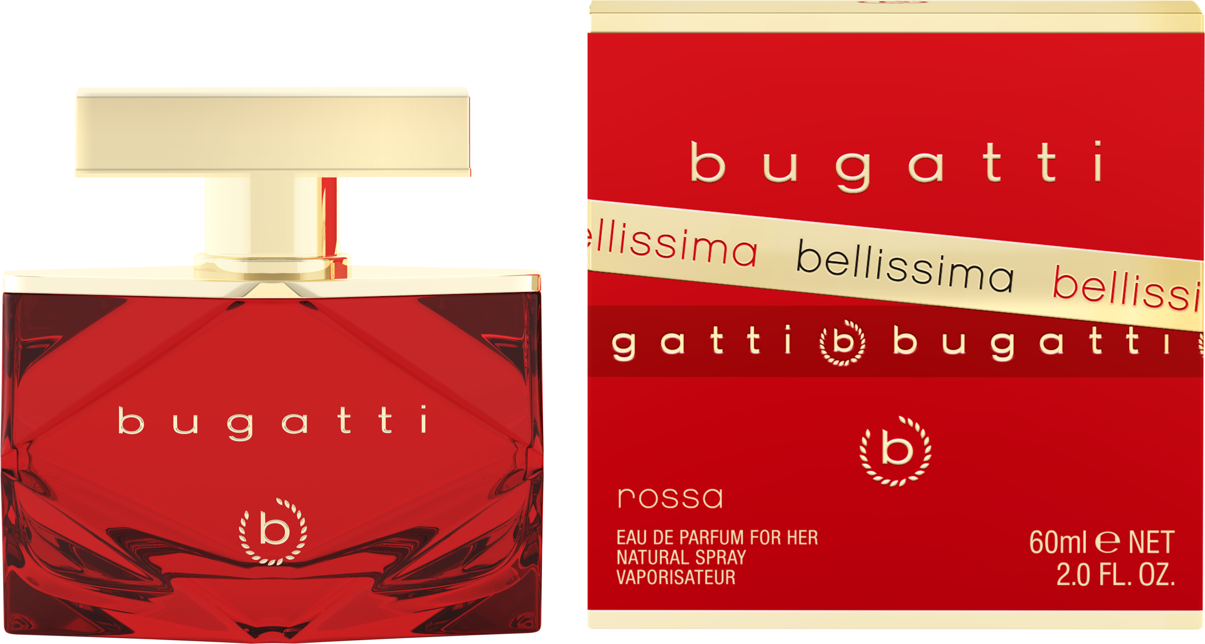 bugatti Eau de Parfum »BELLISSIMA ROSSA« EDP, 60ml
