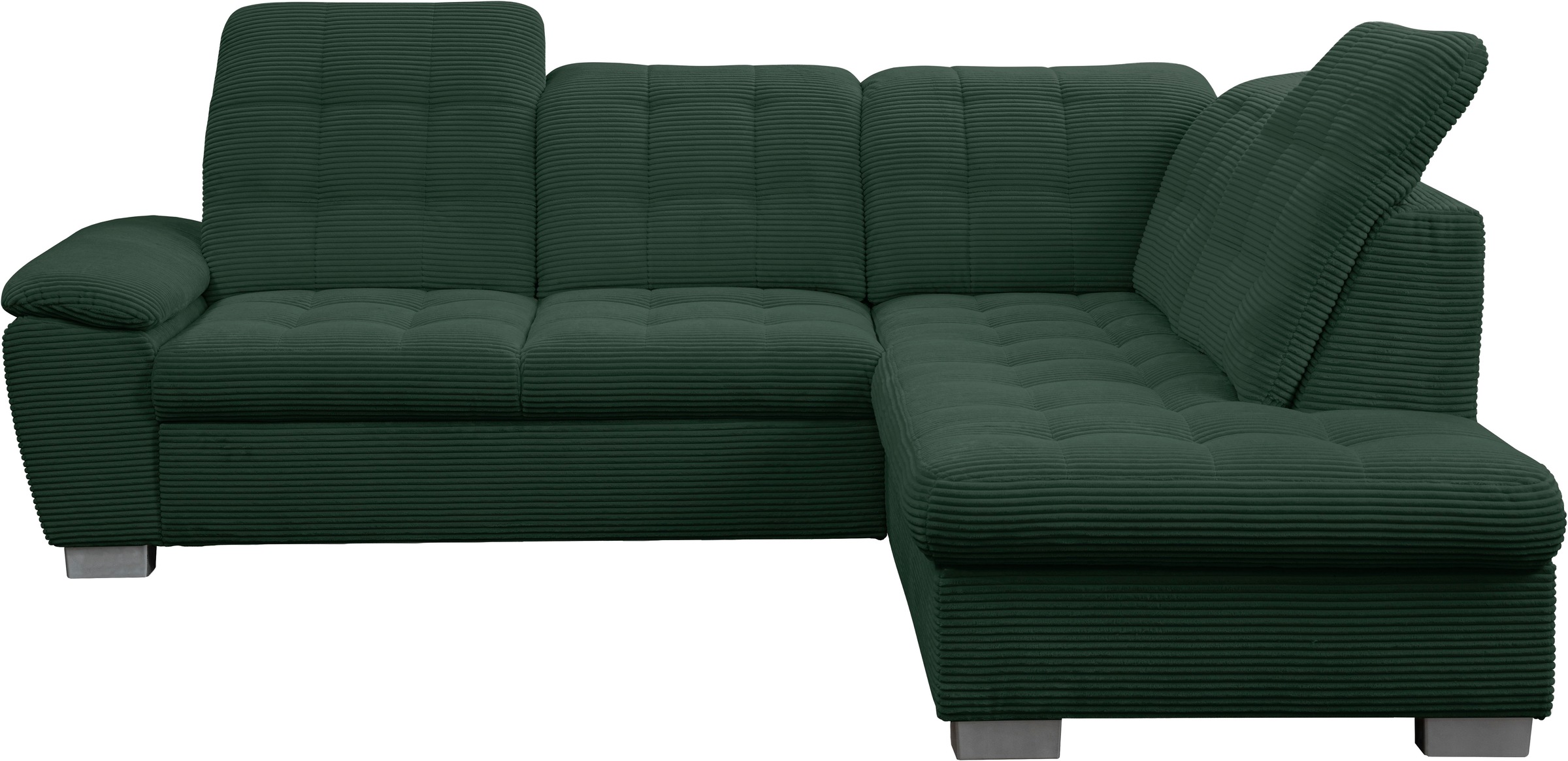 WERK2 Ecksofa »Bonny inkl. Kopfteilverstellung, Bettfunktion, Stauraum, L-F günstig online kaufen