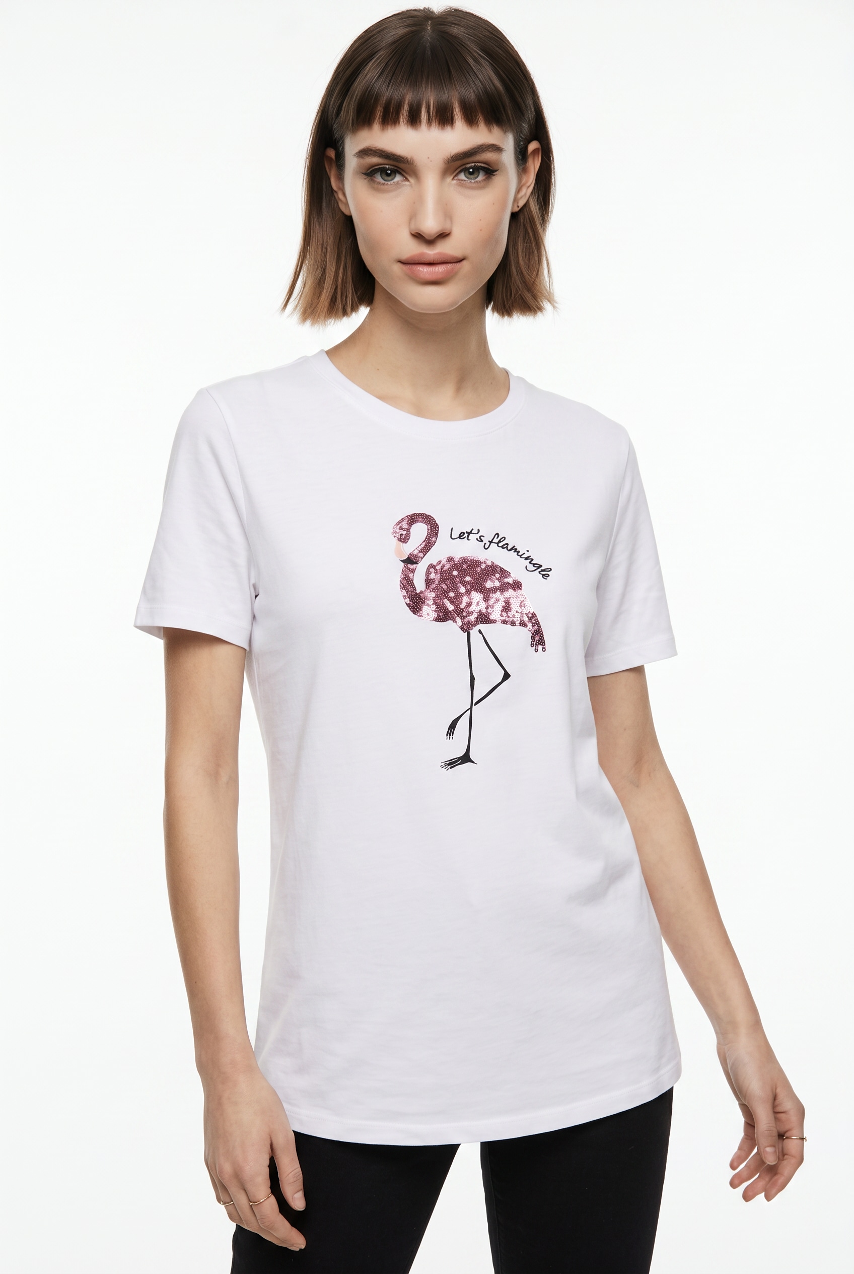 ONLY Kurzarmshirt »ONLKITA REG S/S PRINT TOP NOOS«
