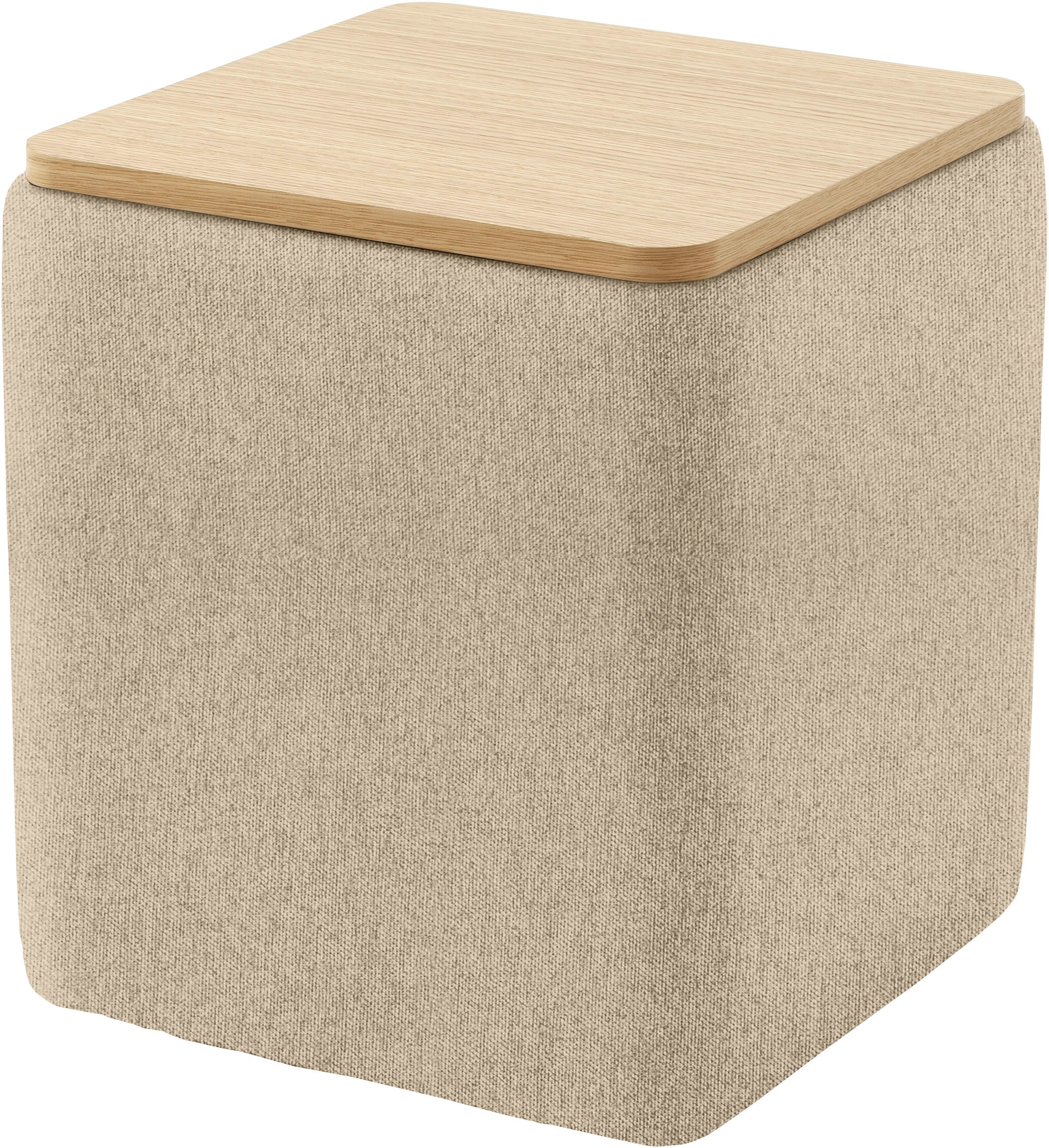 Home affaire Ablagetisch »Kyro, Stauraum mit Tischplatte Eiche, Breite 40 cm« Stylisch, handlich und praktisch für dein Schlafzimmer