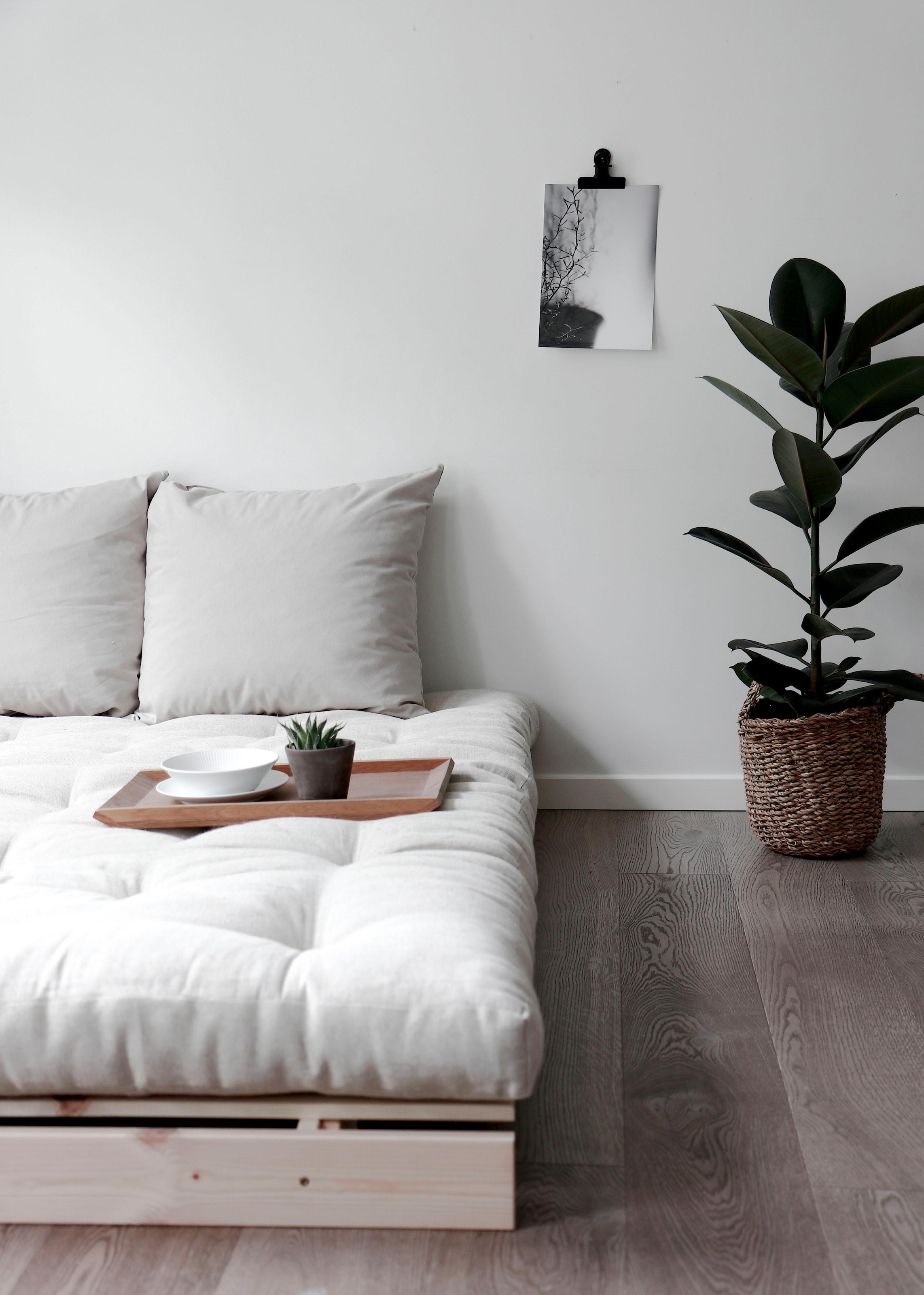 Karup Design Daybett »Roots Schlafsofa, Gästebett, Sofa inkl. Futonmatratze«, Liegefläche 90/140/160 x200 cm, FSC® zertifizierte Kiefer