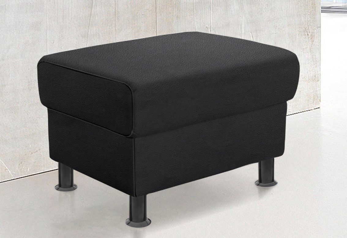 TRENDMANUFAKTUR Hocker »Rondo, Polsterhocker zur Serie, Breite 67 cm, Füße günstig online kaufen