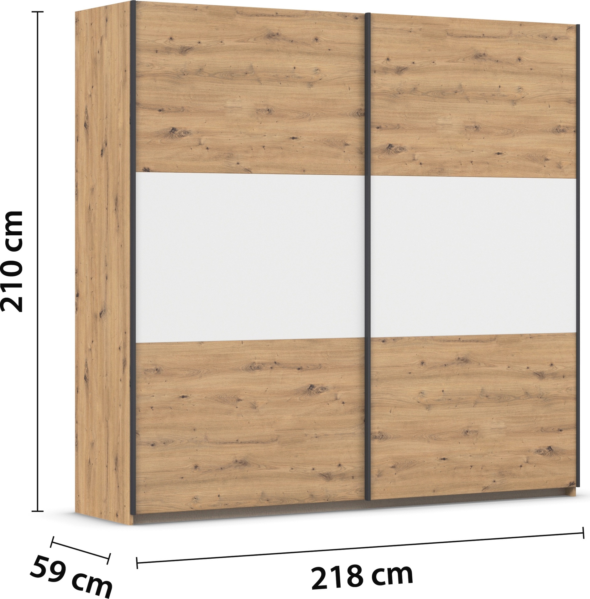 rauch Schwebetürenschrank »Kleiderschrank Schrank Garderobe Garderobenschrank Wäscheschrank NEO«, (in 3 verschiedenen Ausstattungen BASIC/CLASSIC/PREMIUM), mit großzügigem Stauraum und vielfältigen Farbkombinationen