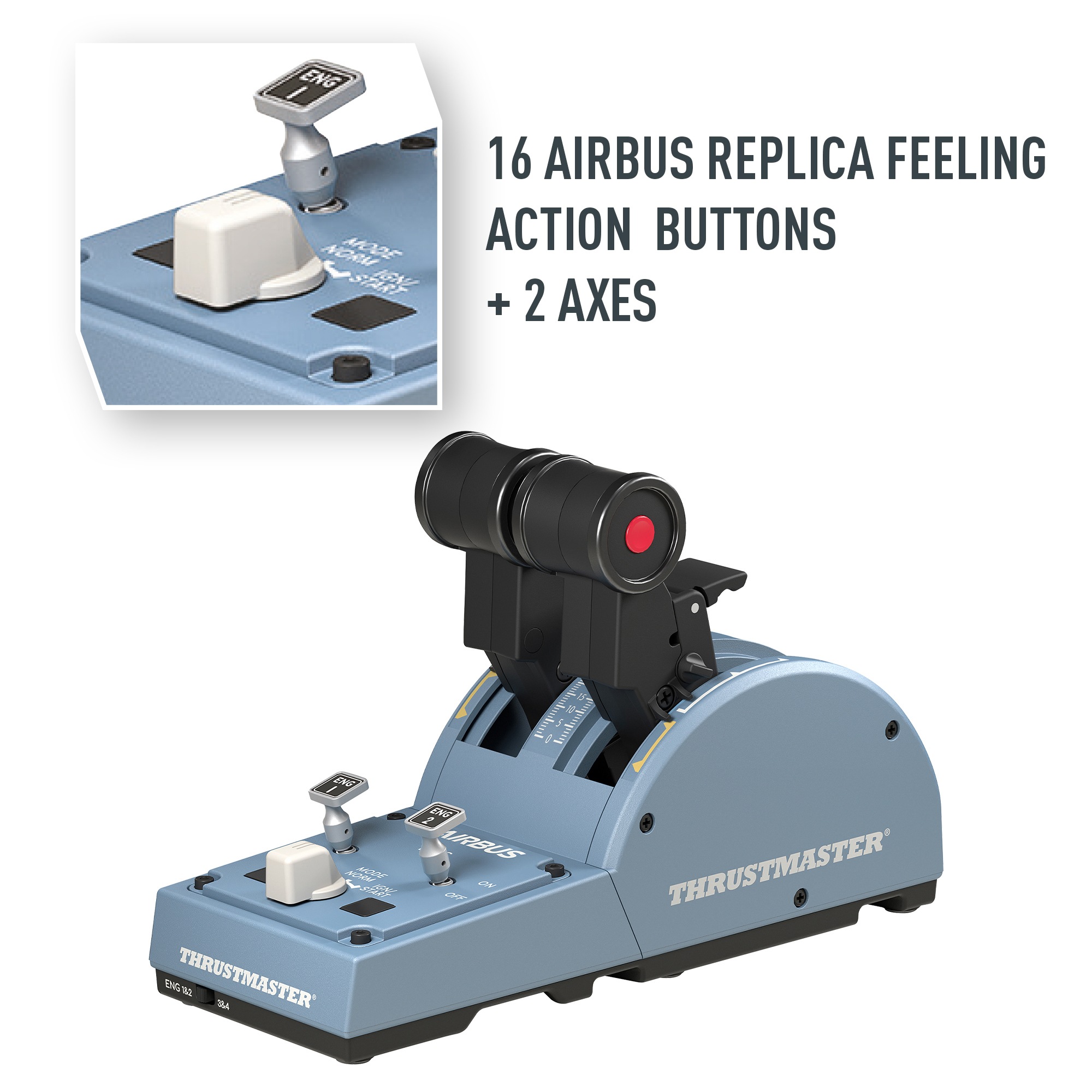 Thrustmaster Simulations-Controller »TCA Quadrant Airbus Edition«