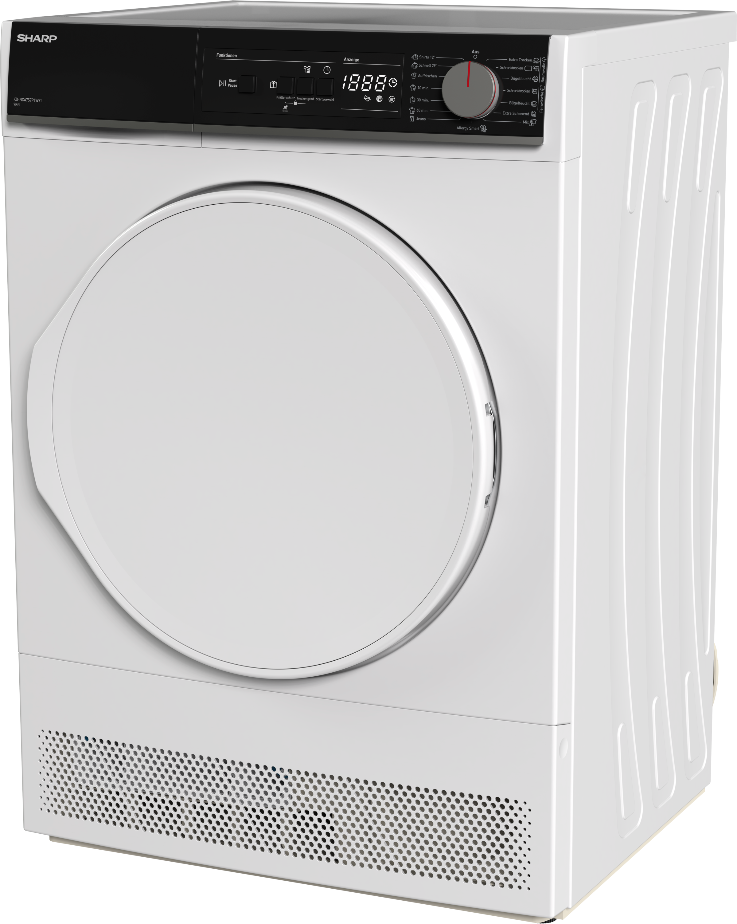 Sharp Kondenstrockner »KD-NCA7S7P1W91-DE«, 7 kg