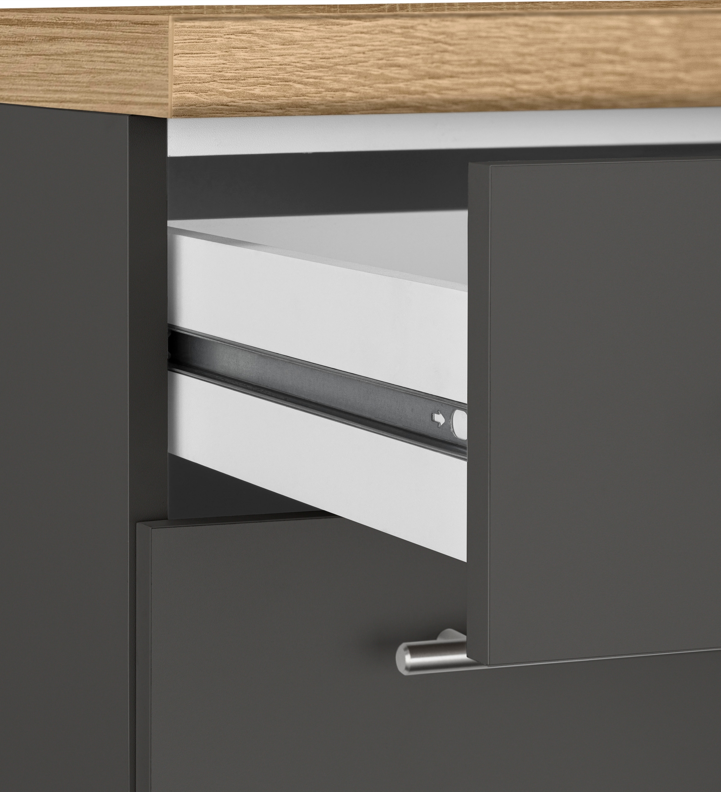 wiho Küchen Küchenzeile »Unna« ohne E-Geräte, Breite 220 cm