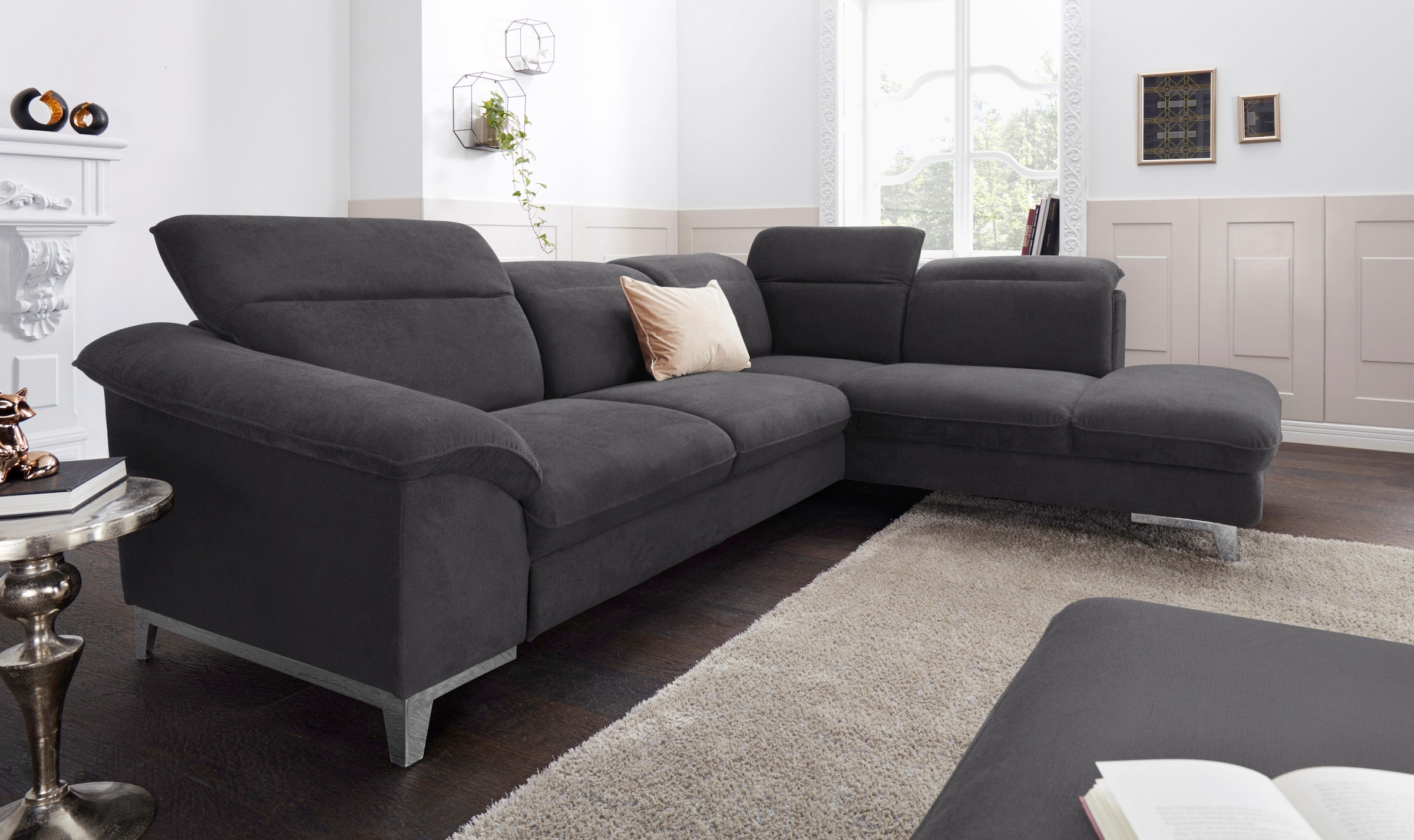 COTTA Polstergarnitur »Teresa L-Form«, (Set), Set bestehend aus: Ecksofa mi günstig online kaufen