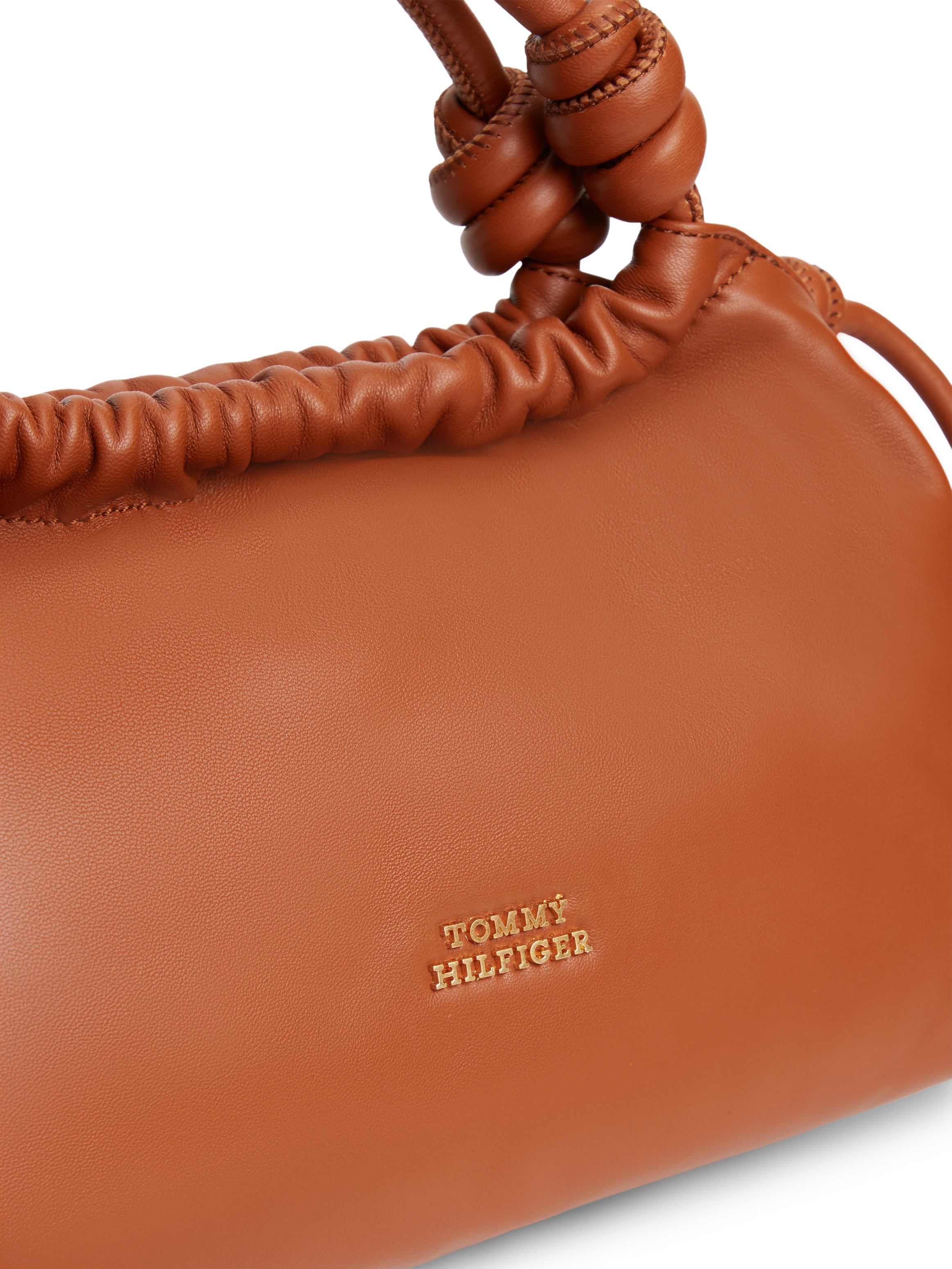 Tommy Hilfiger Umhängetasche »TH SOFT LEATHER MED CROSSOVER« Damen Schultertasch, Handtasche, Tragetasche mit Logoschriftzug