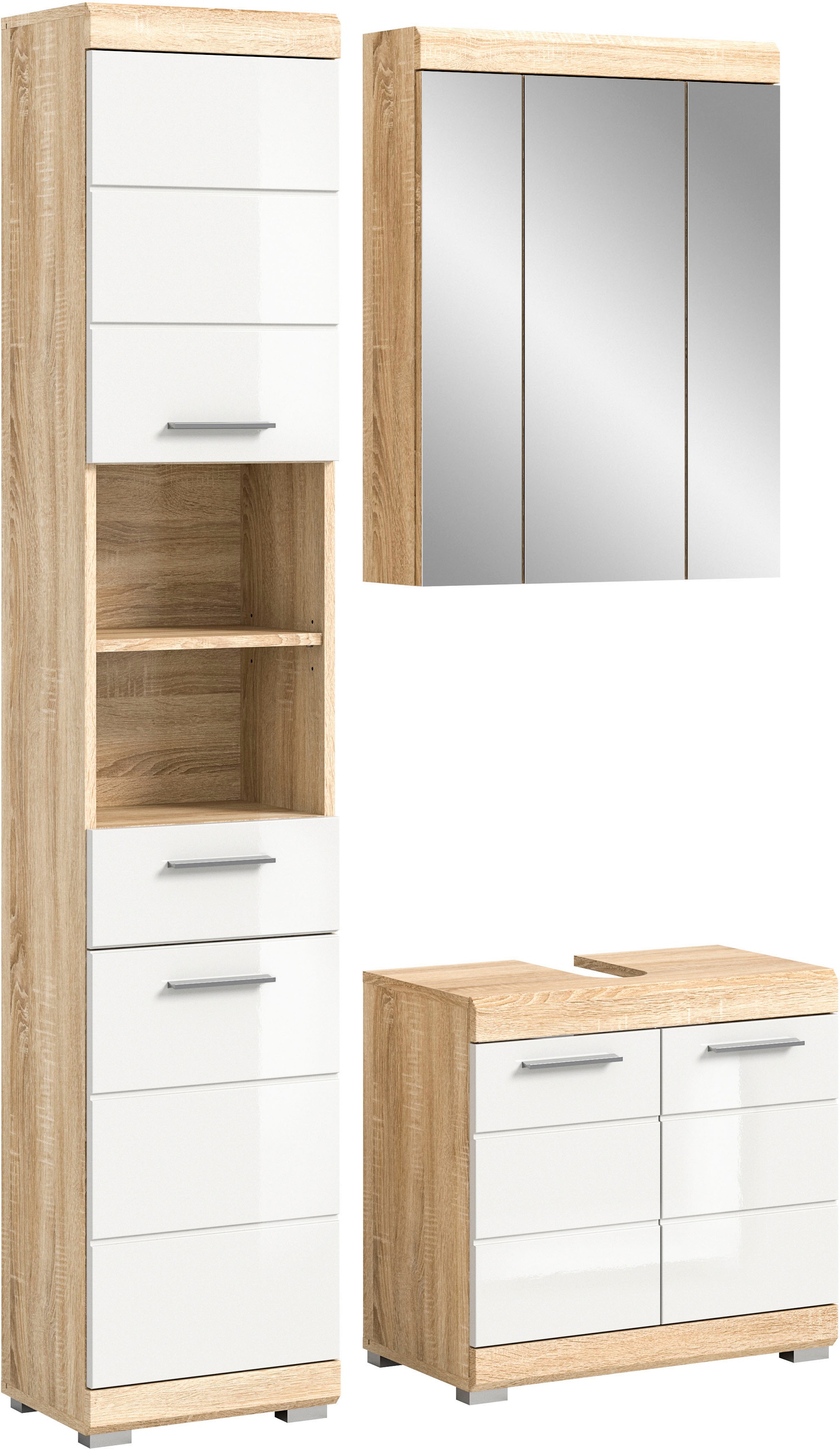 INOSIGN Badmöbel-Set »Siena, 3 teilig, bestehend aus:«, (Set, 3 St.), Hochs günstig online kaufen