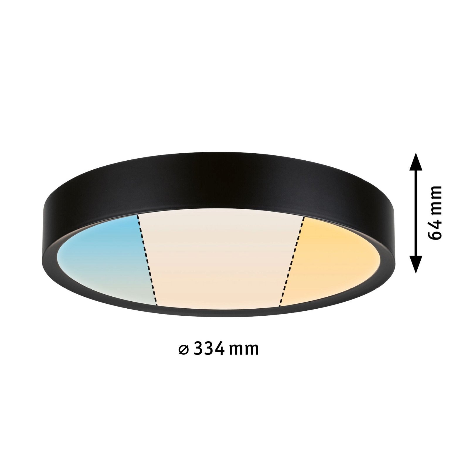 Paulmann LED Deckenleuchte »Selection Bathroom Tega IP44 24W 230V Kunststoff«, 1 flammig, WhiteSwitch