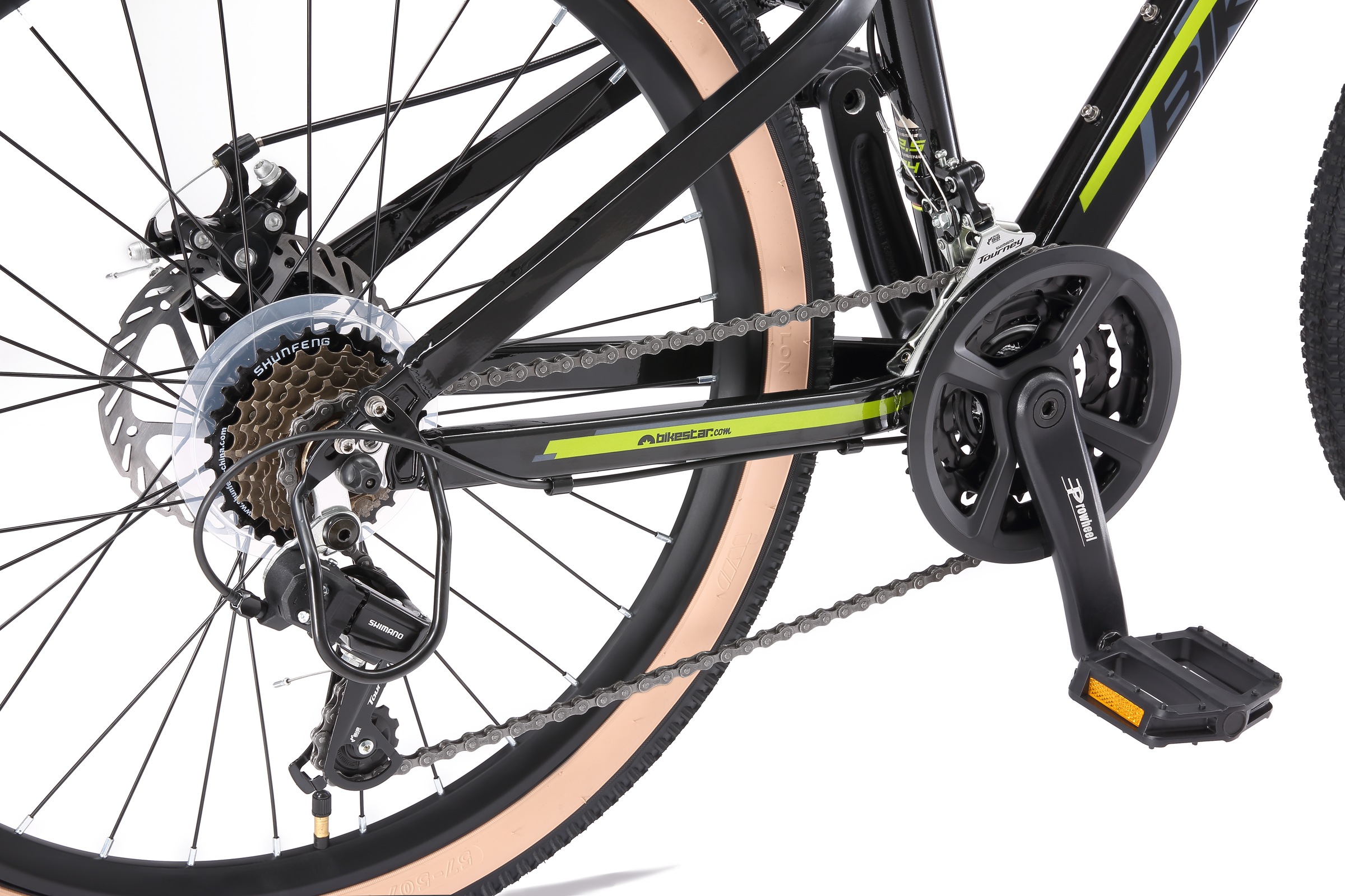 Bikestar Jugendfahrrad 21 Gang Shimano RD-TY21 Schaltwerk Kettenschaltung