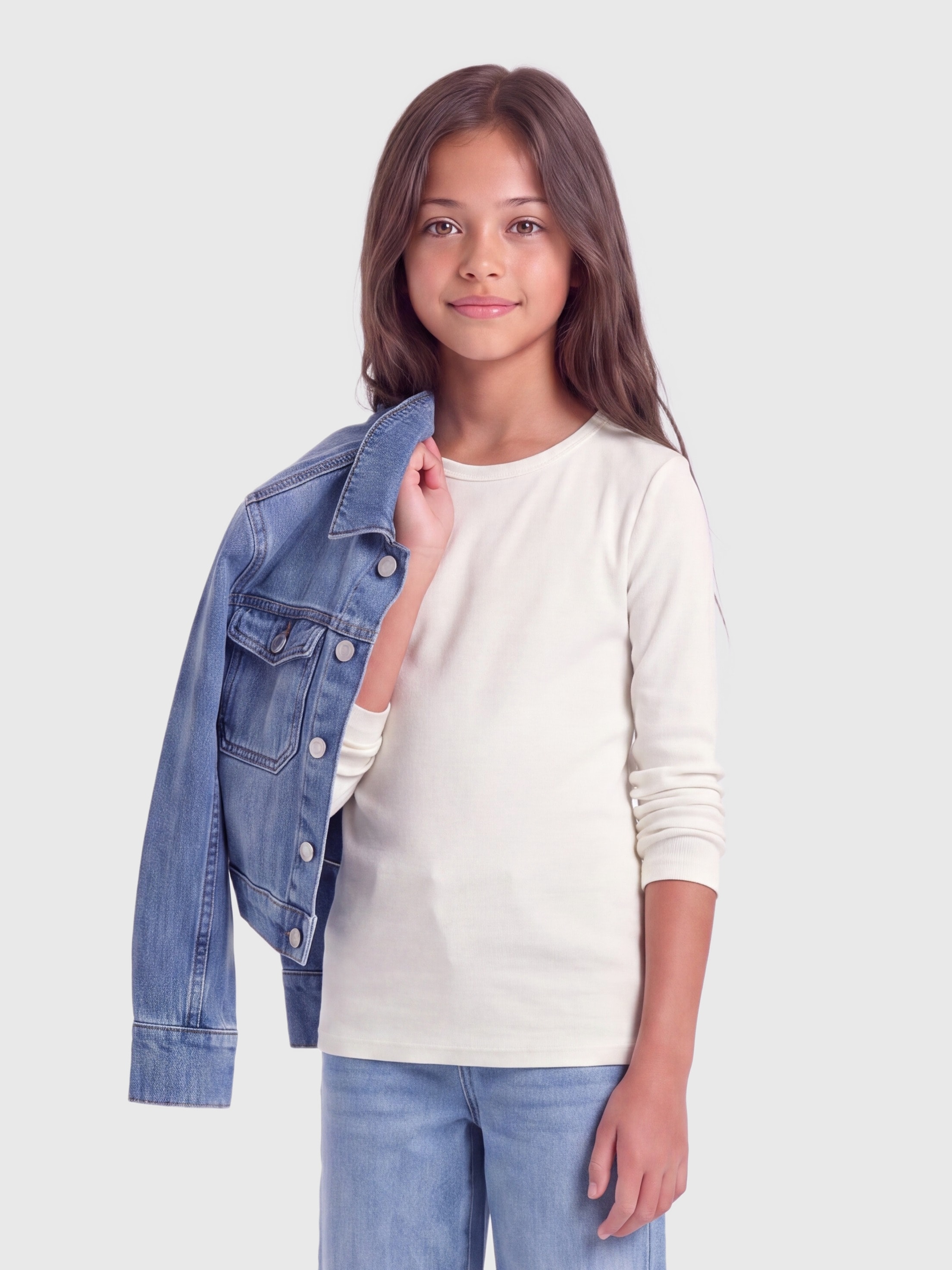 KIDS ONLY Langarmshirt »KOGLUCKY L/S O NECK TOP JRS 2-PACK« Packung, 2