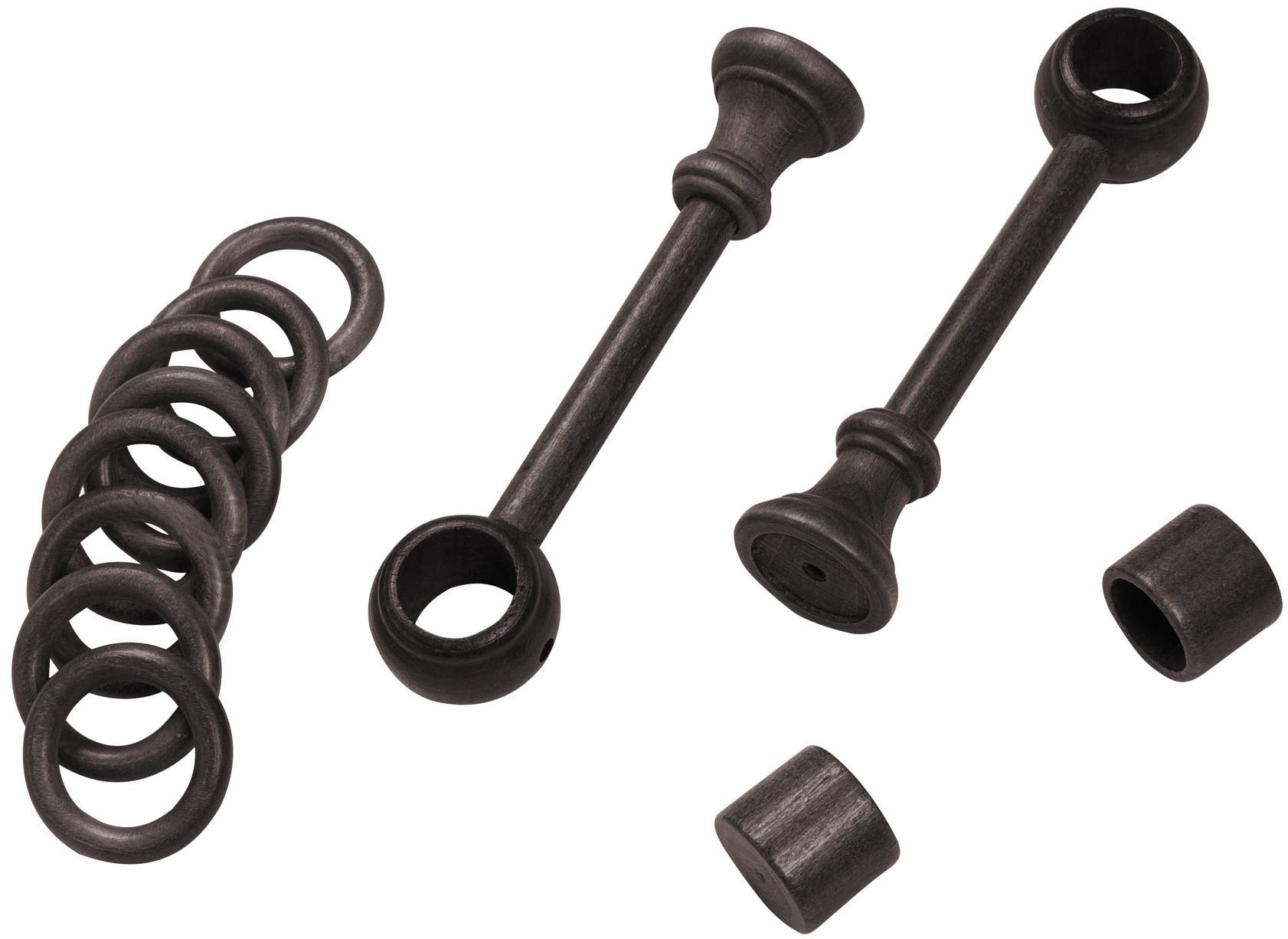 SN DECO GROUP Gardinenstange »Cafiro«, 1 läufig-läufig, Fixmaß