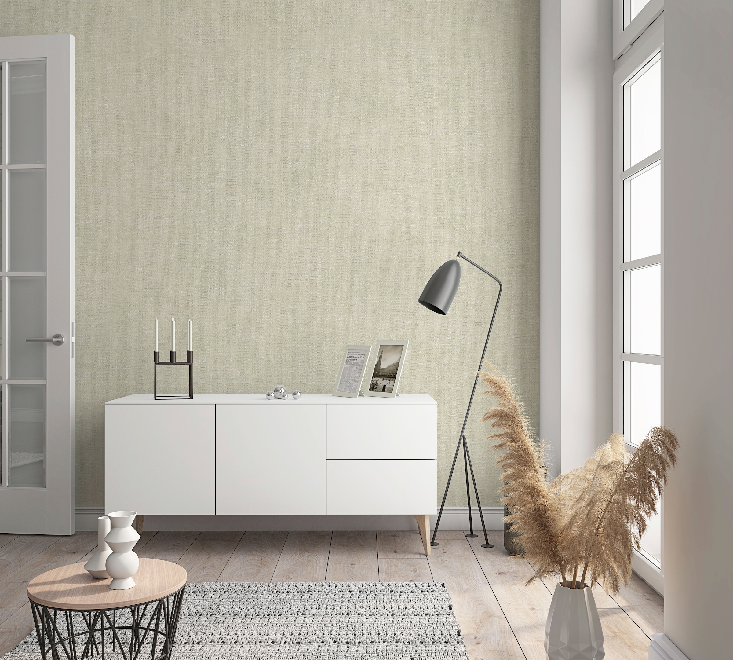 Marburg Vliestapete, uni, moderne Tapete für Wohnzimmer Schlafzimmer Küche