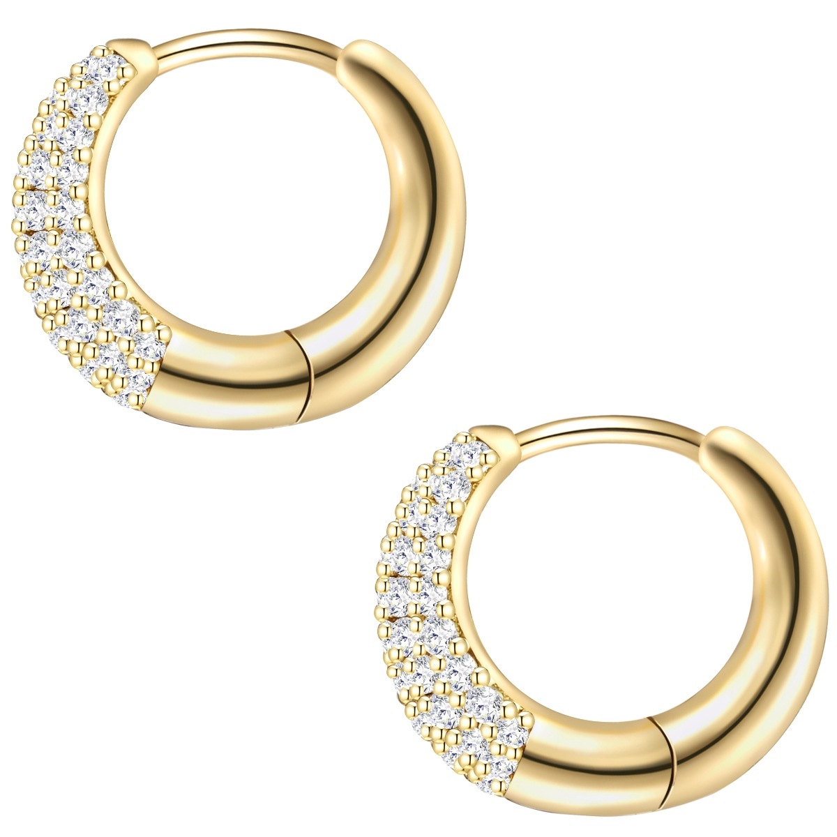 Glanzstücke München Paar Creolen »Set: GSM992« aus Sterling Silber