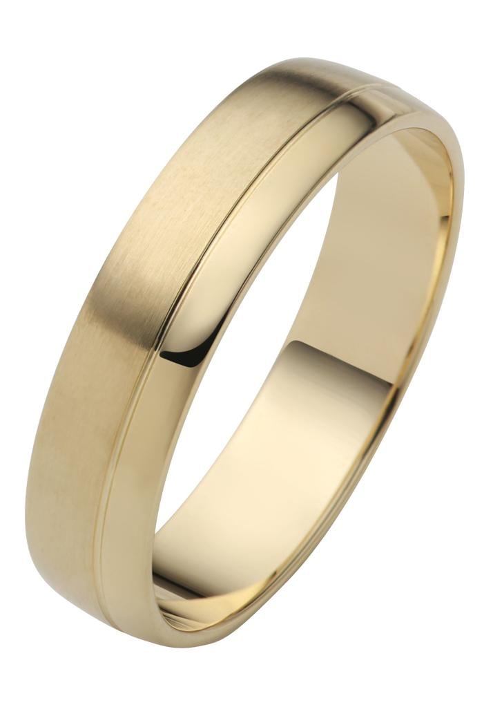 Firetti Trauring »Schmuck Geschenk Gold 750 Hochzeit Ehering "LIEBE"«, Made in Germany, wahlweise mit oder ohne Brillanten