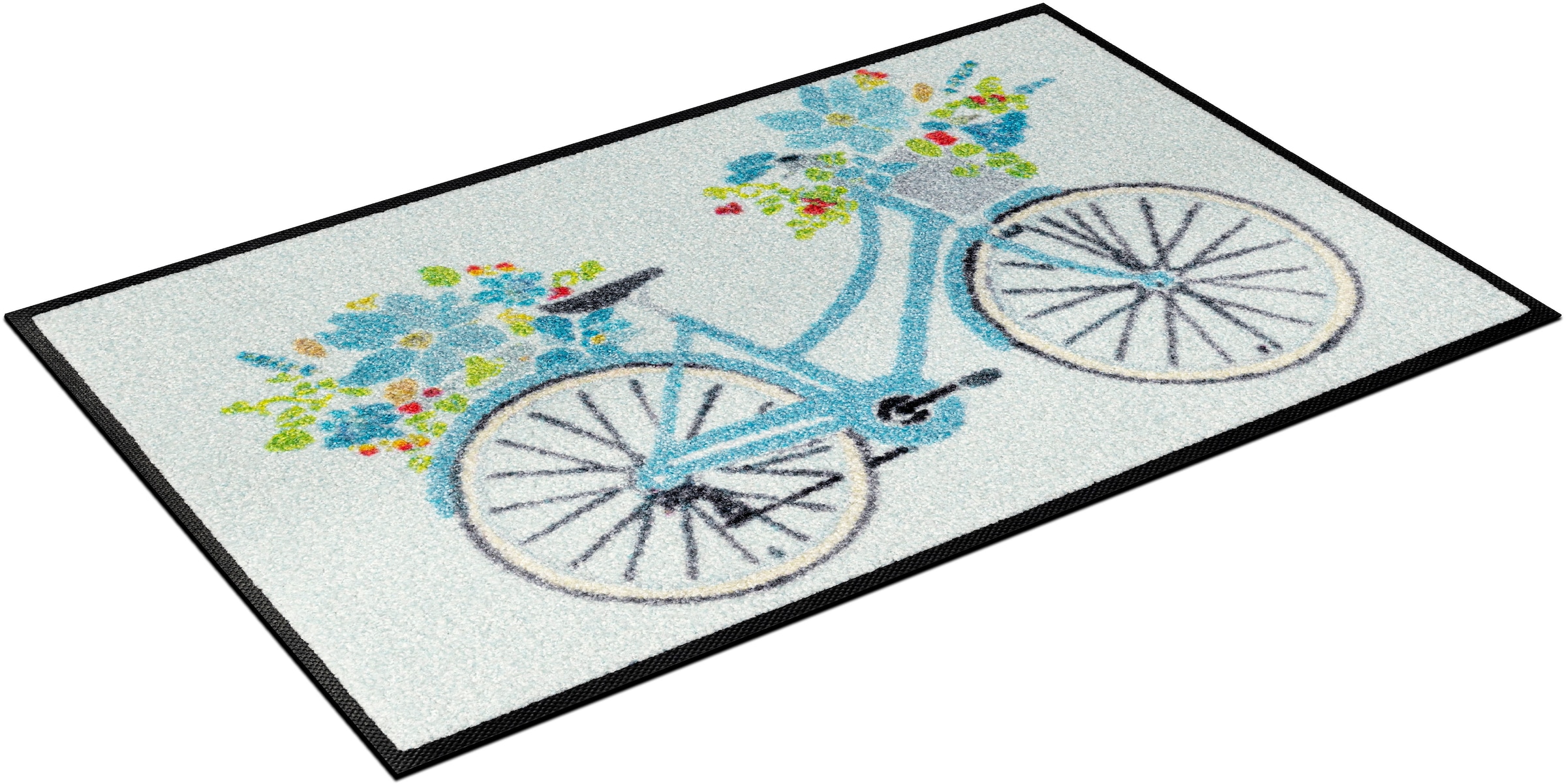 Fußmatte »Daisy waschbar Schmutzfangmatte, Motiv Outdoor rechteckig, Fahrrad, by Daisy«, auf Rechnung Kleen-Tex und geeignet, wash+dry bestellen In-