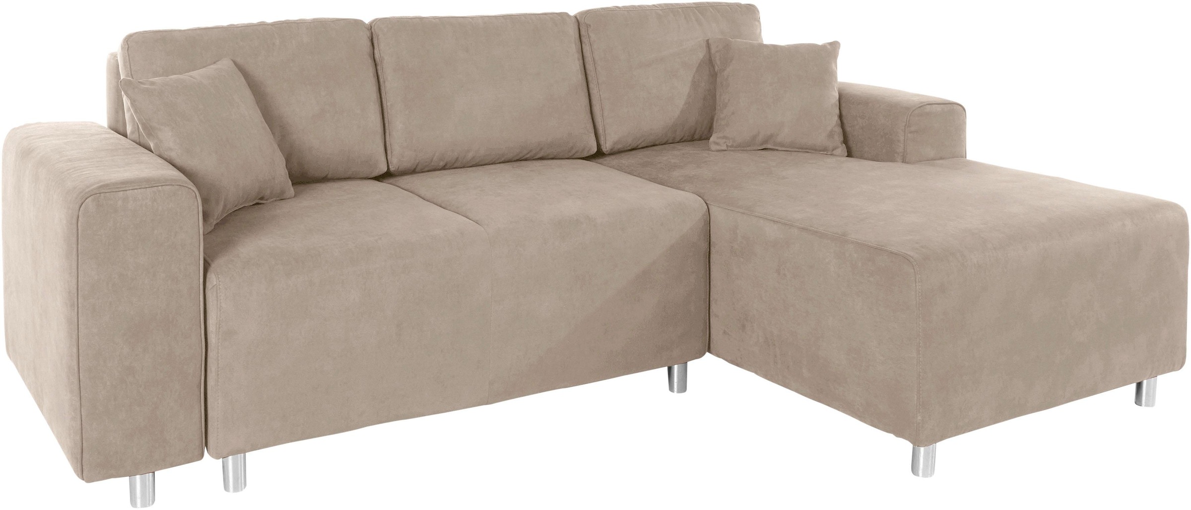 Home affaire Ecksofa "Györ", L-Form, wahlweise mit Bettfunktion und Bettkas günstig online kaufen