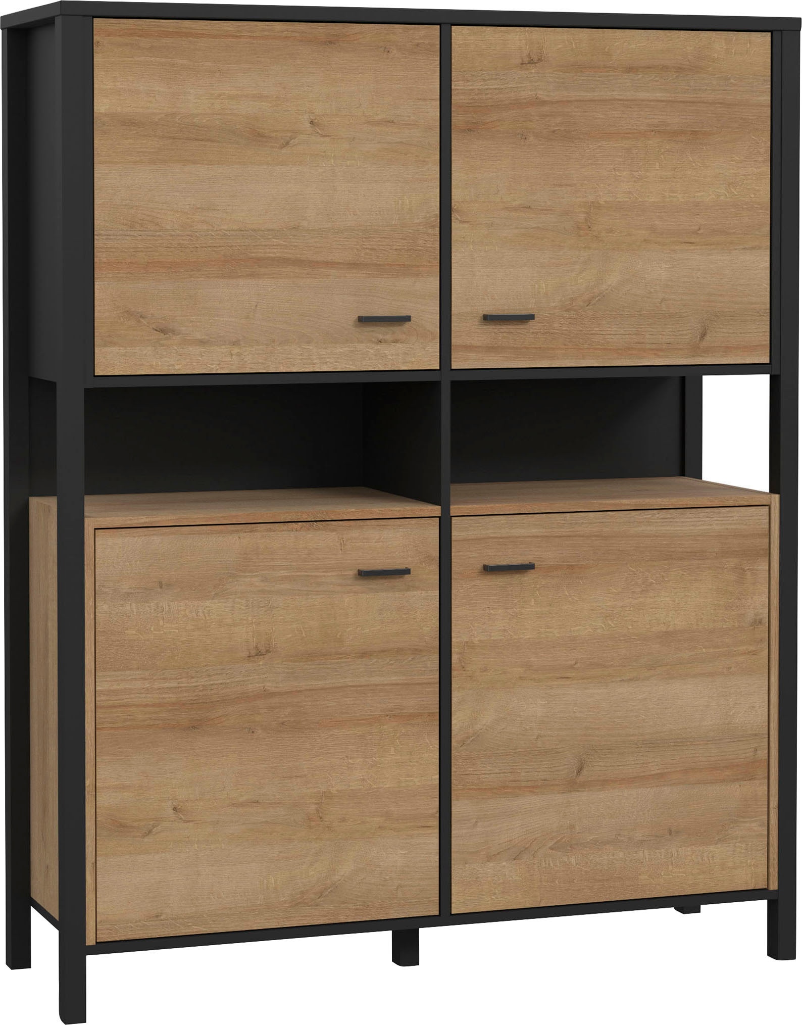 FORTE Highboard »High Rock«, Breite ca. 121 cm