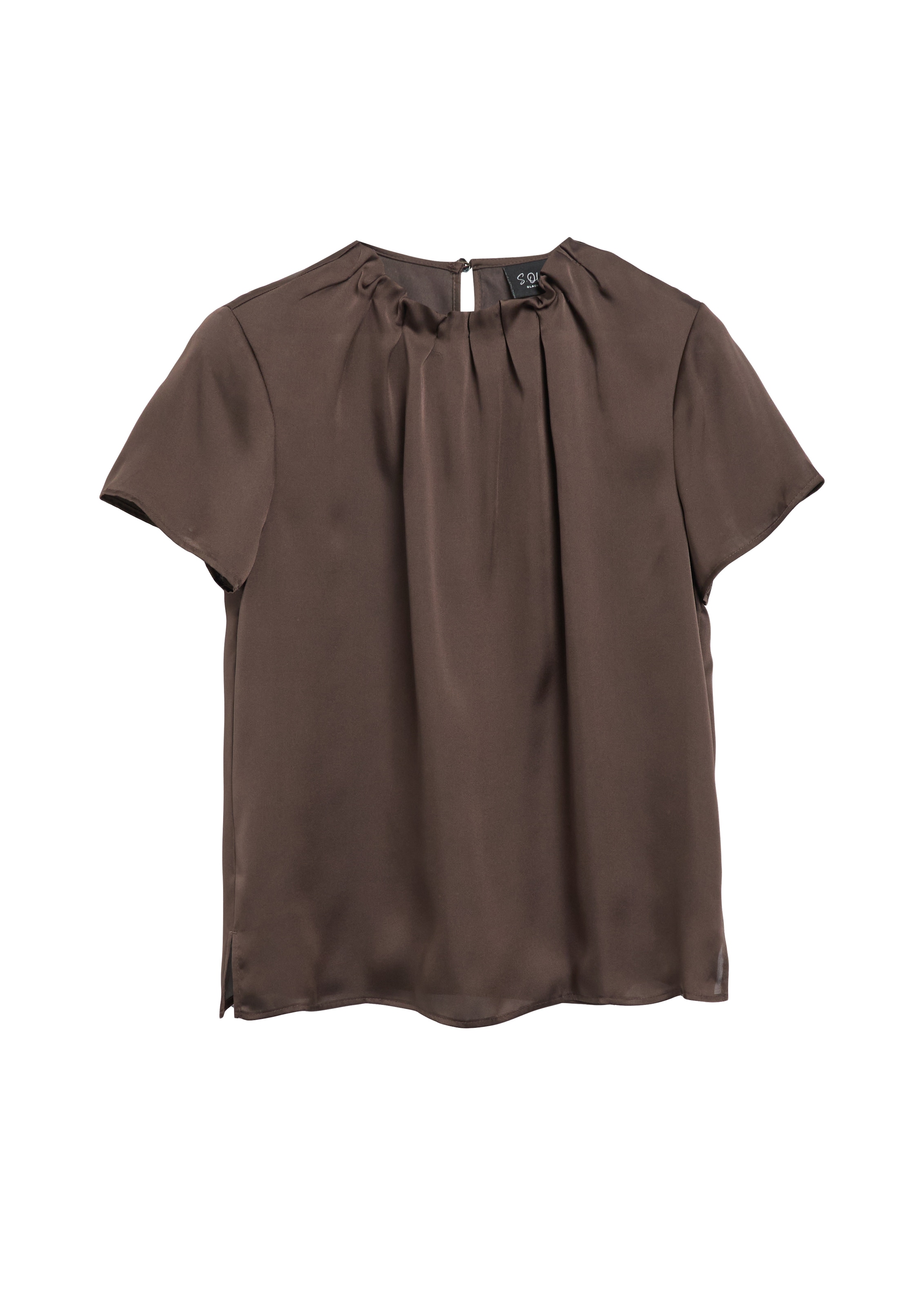 s.Oliver BLACK LABEL Kurzarmbluse Sommerbluse mit Animal-Print