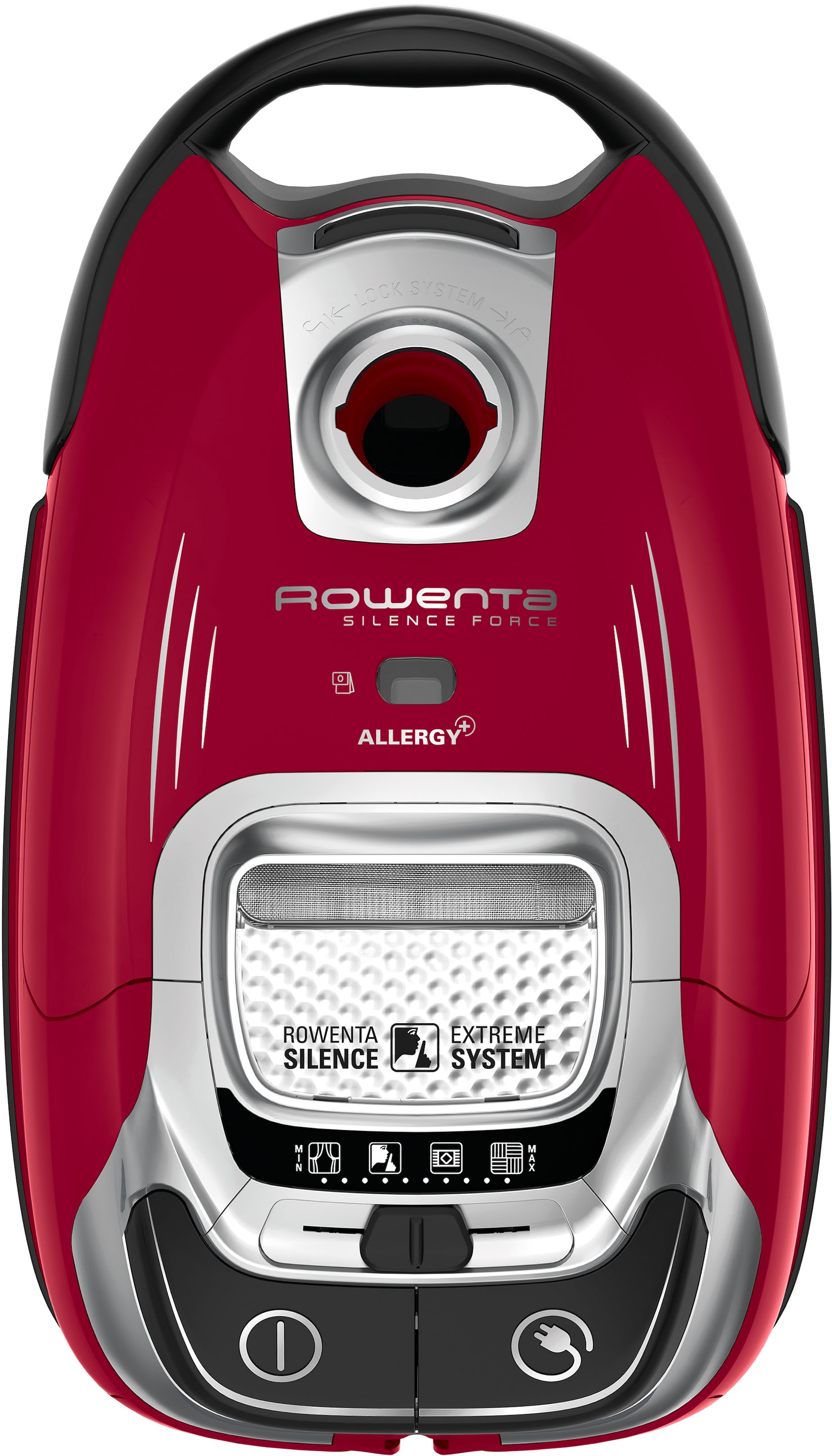 Rowenta Bodenstaubsauger »Silence Force Allergy+, 4,5 L Staubbeutelkapazität, sehr leise,«, 400 W, mit Beutel, langlebiger EffiTech-Motor, Staubsauger Tierhaare, RO7473