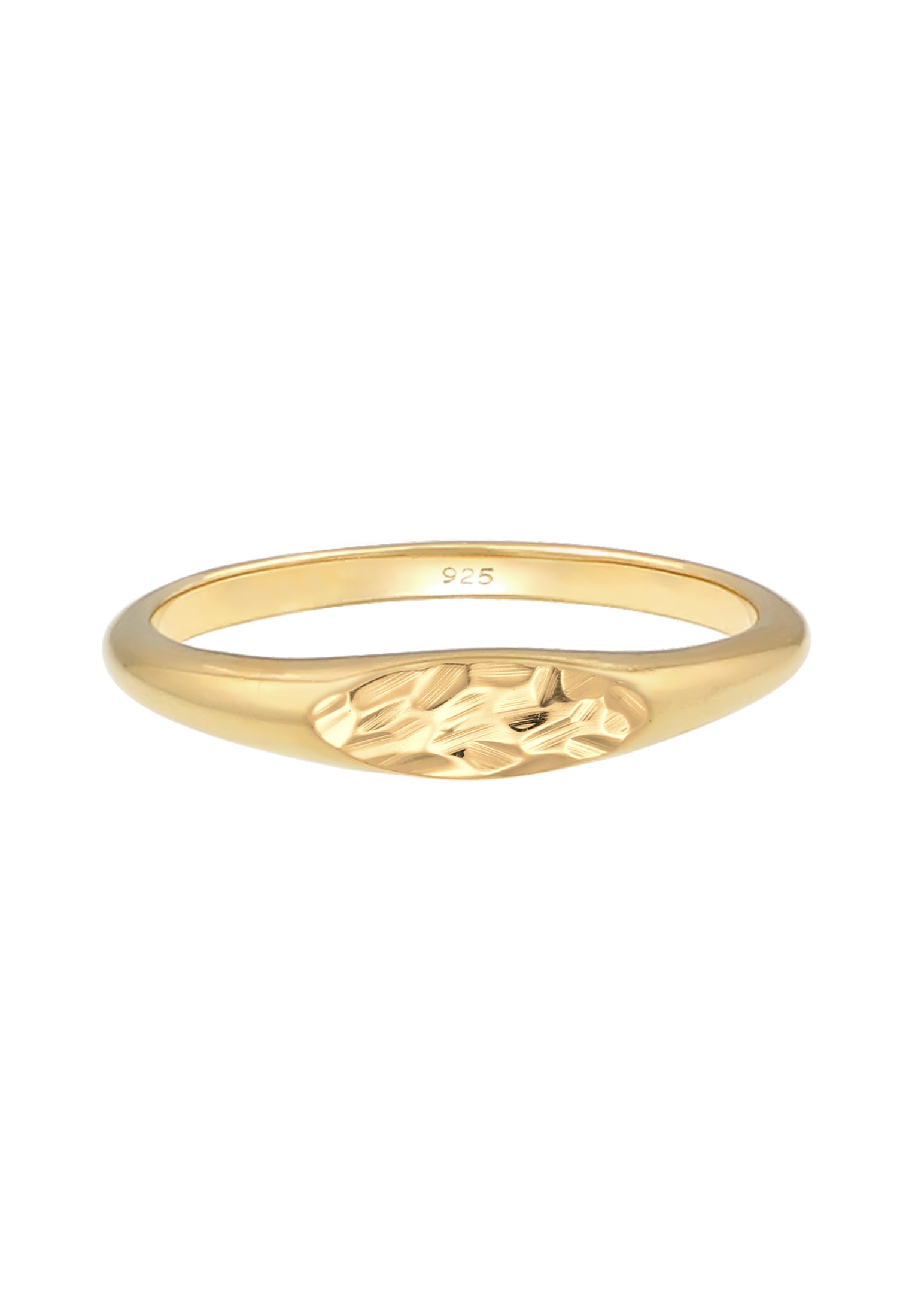 Elli Siegelring »Siegelring Oval Pinky Ring 925 Silber«
