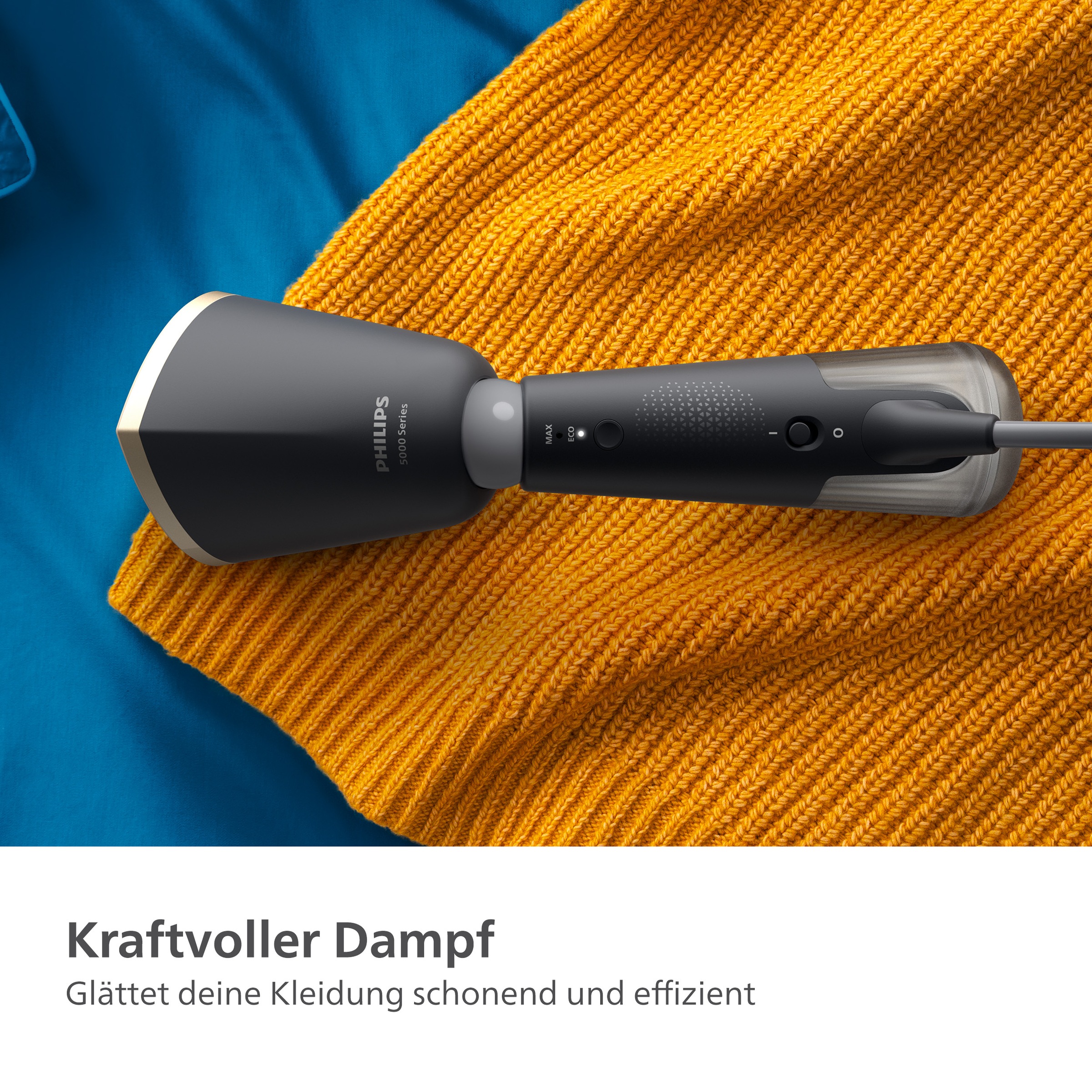 Philips Dampfbürste »STH5030 "Styler", 120 ml und 200 ml Wassertank, Metallplatte«, 1400 W, Steamer im schlanken Design; 2-in-1 Handschuh, Tasche, Stylemat inkl.