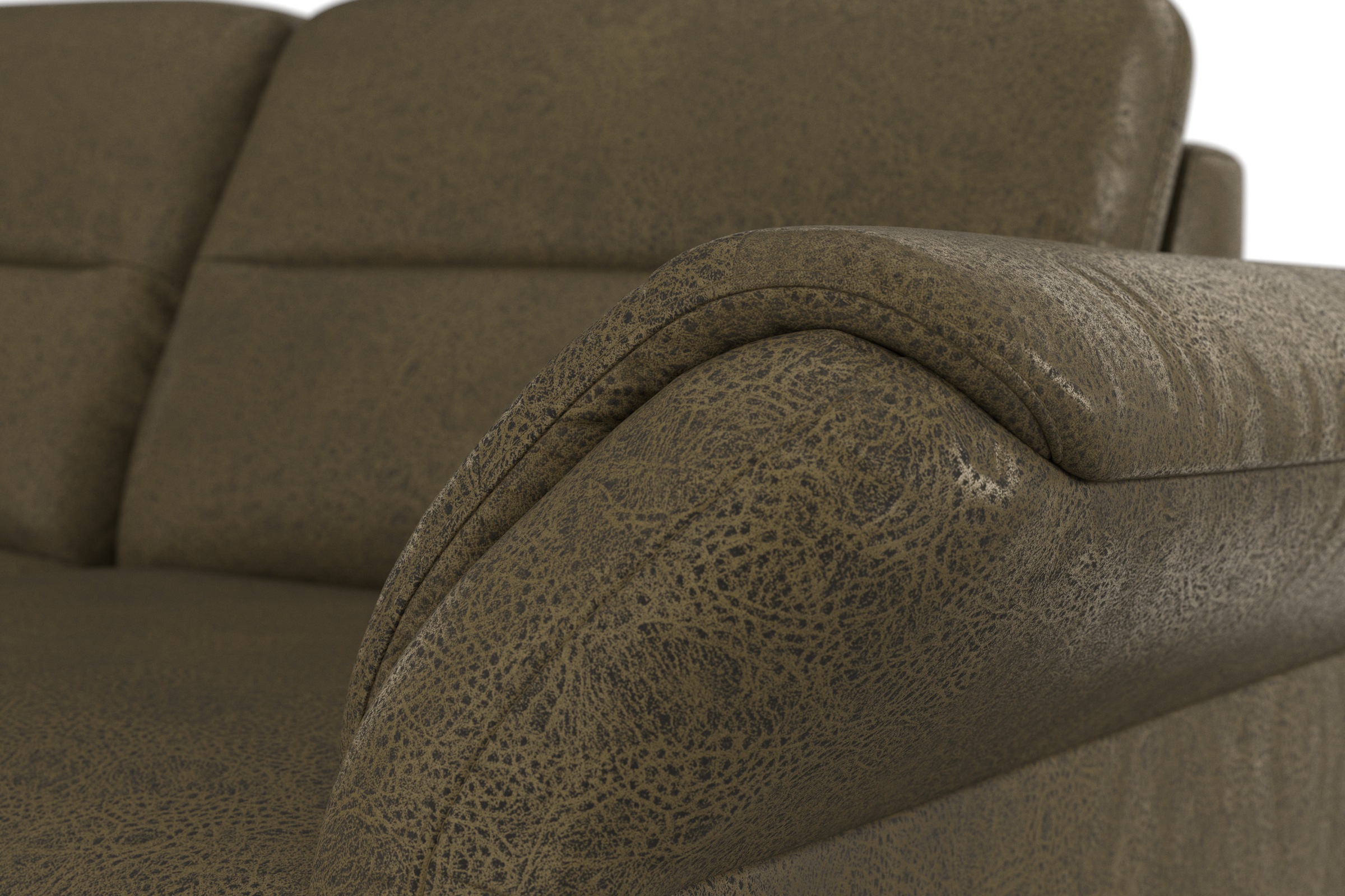 sit&more Ecksofa »Mellum L-Form«, Federkern, wahlweise mit Bettfunktion, Bettkasten und Armteilfunktion