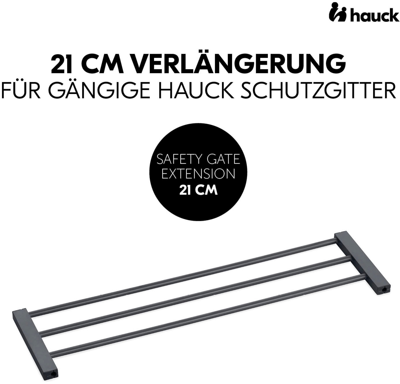 Hauck Verlängerung für Türschutzgitter »Extension, 21 cm, Dark Grey«