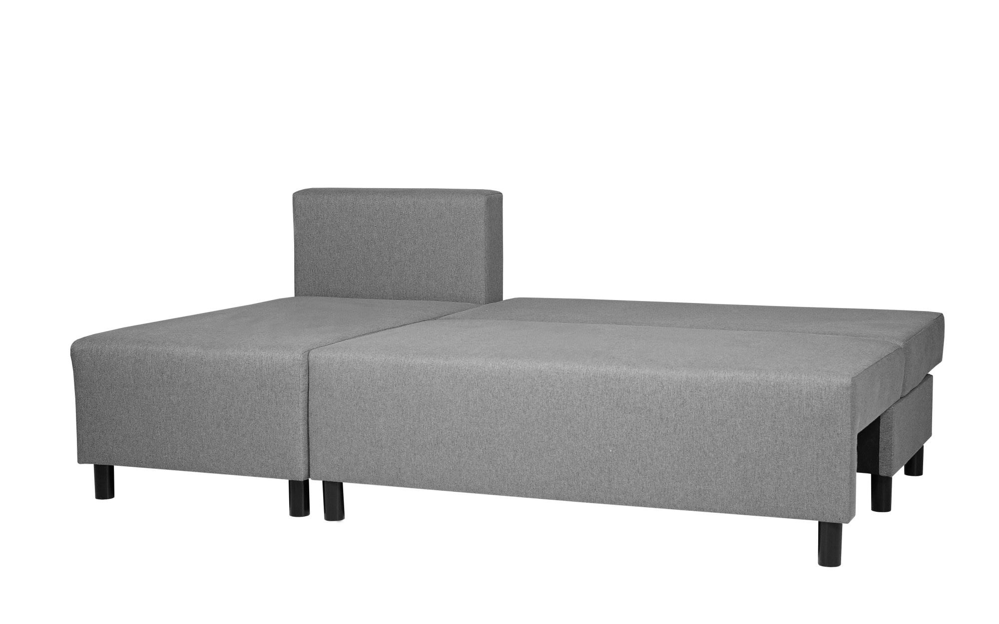 INOSIGN Ecksofa »IWALANI, Schlafsofa mit Bettkasten, Recamiere beidseitig montierbar«, L-Form, B/T/H 199/135/83 cm, Struktur weich & Velvet