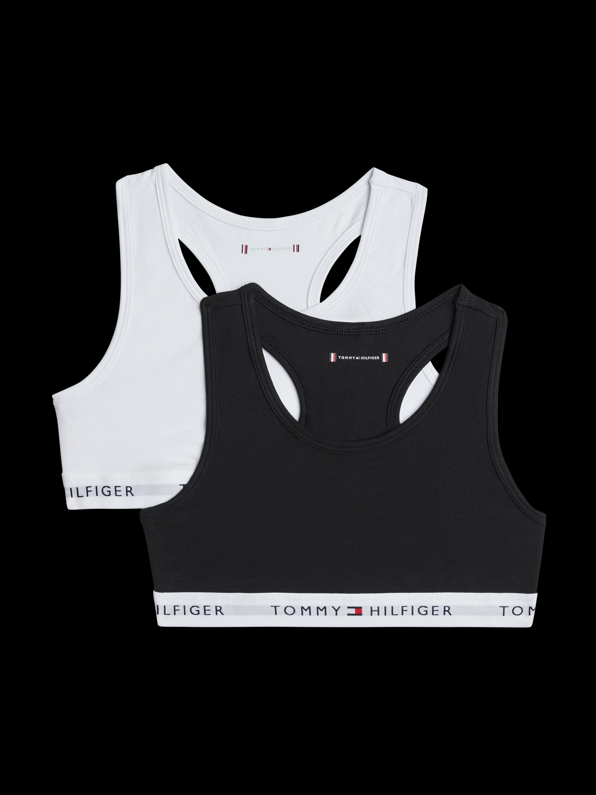 Tommy Hilfiger Underwear Teenie-BH »2 PK BRALETTE mit elastischem Bund im 2er-Pack« Packung, 2er,  unifarben, casual, körpernah, Baumwollmix