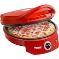 bestron Pizzaofen »APZ400 Viva Italia«, Ober-/Unterhitze, Bis max. 180°C, 1800 Watt, Rot