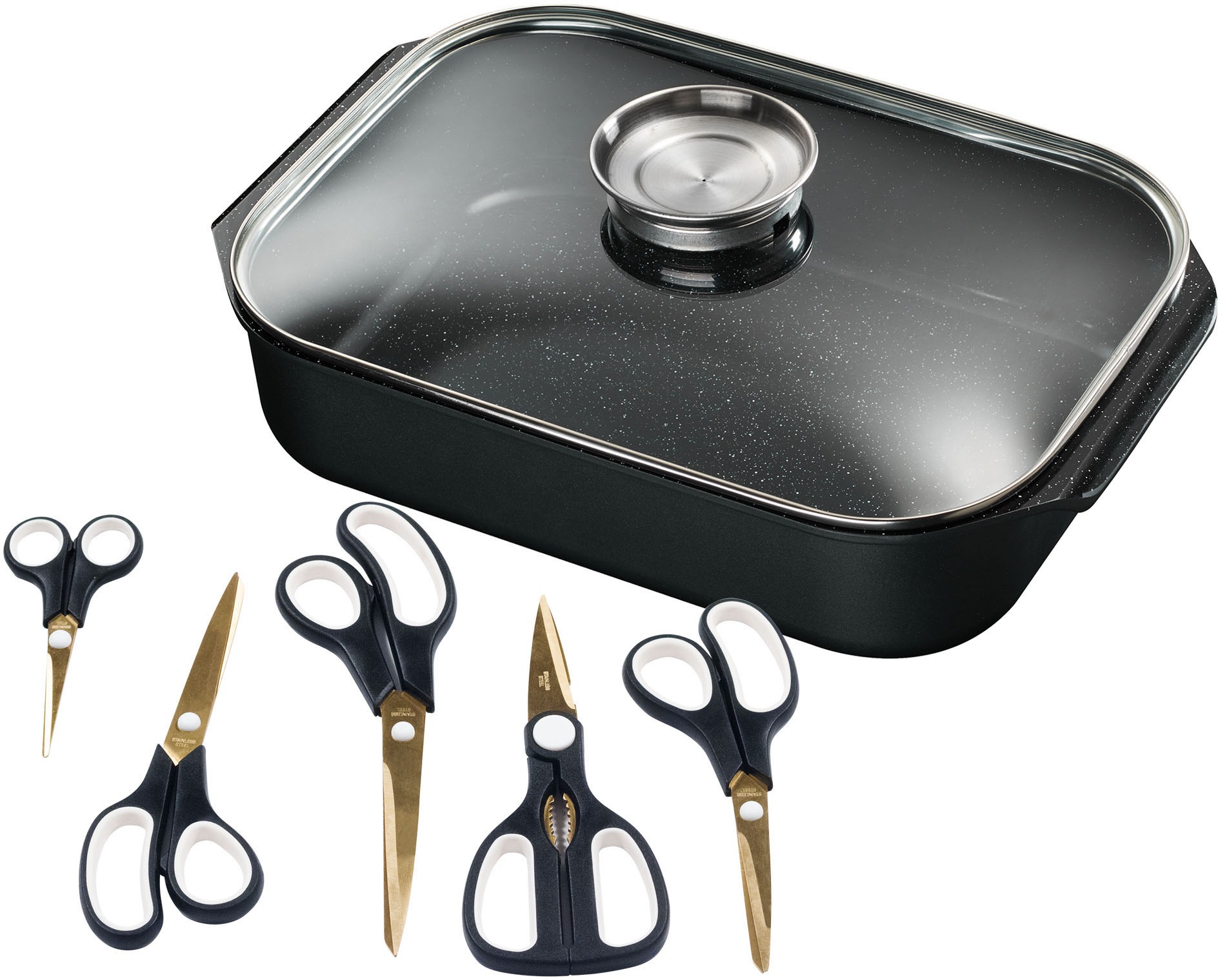 KING Bräter Set, 7 Stk. tlg. Aluminiumguss günstig online kaufen