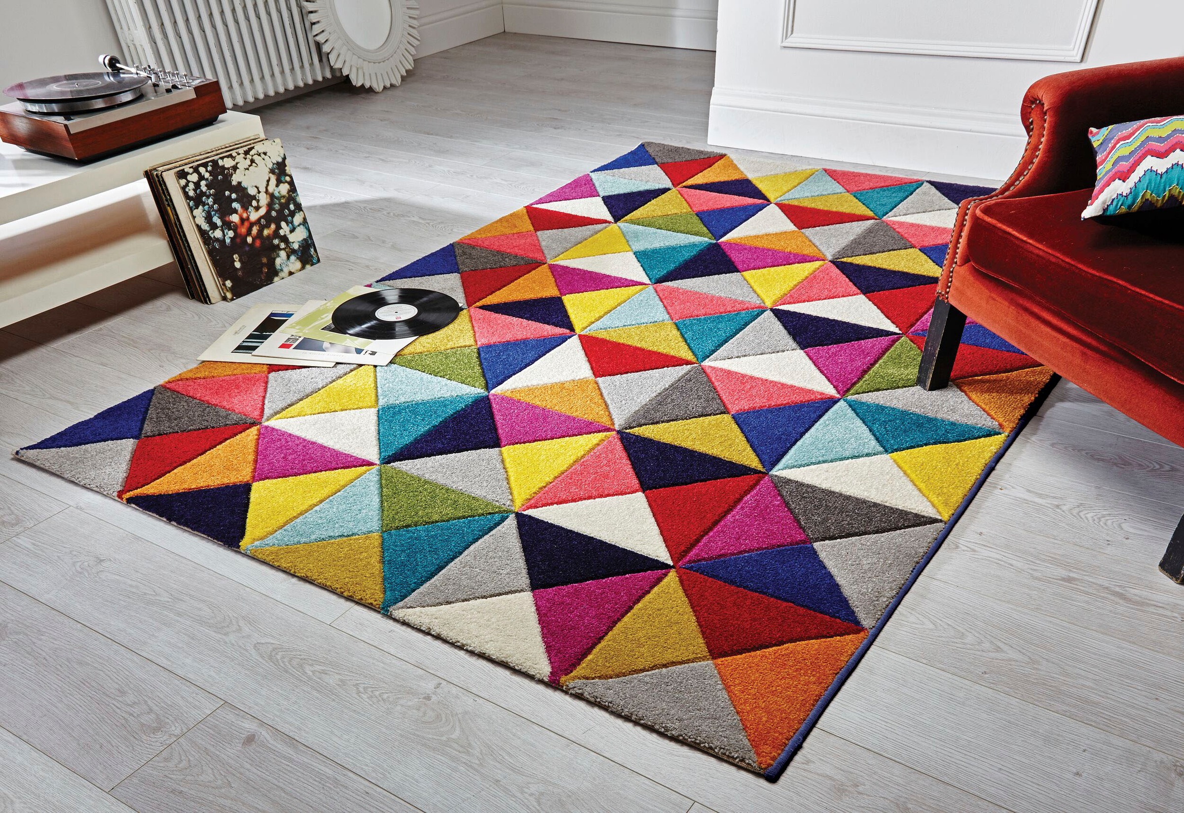 FLAIR RUGS Teppich »SAMBA«, 10 mm Höhe, Handgeschnitzt günstig online kaufen