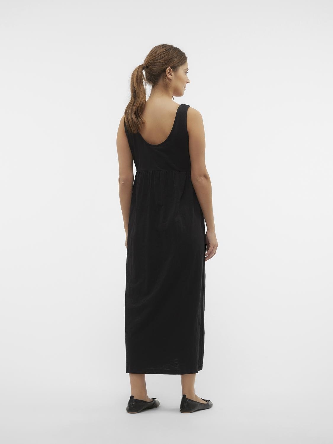 Mamalicious Trägerkleid »MLEVI LIA SL JRS ANKLE DRESS 2F NOOS«, Sommerkleid